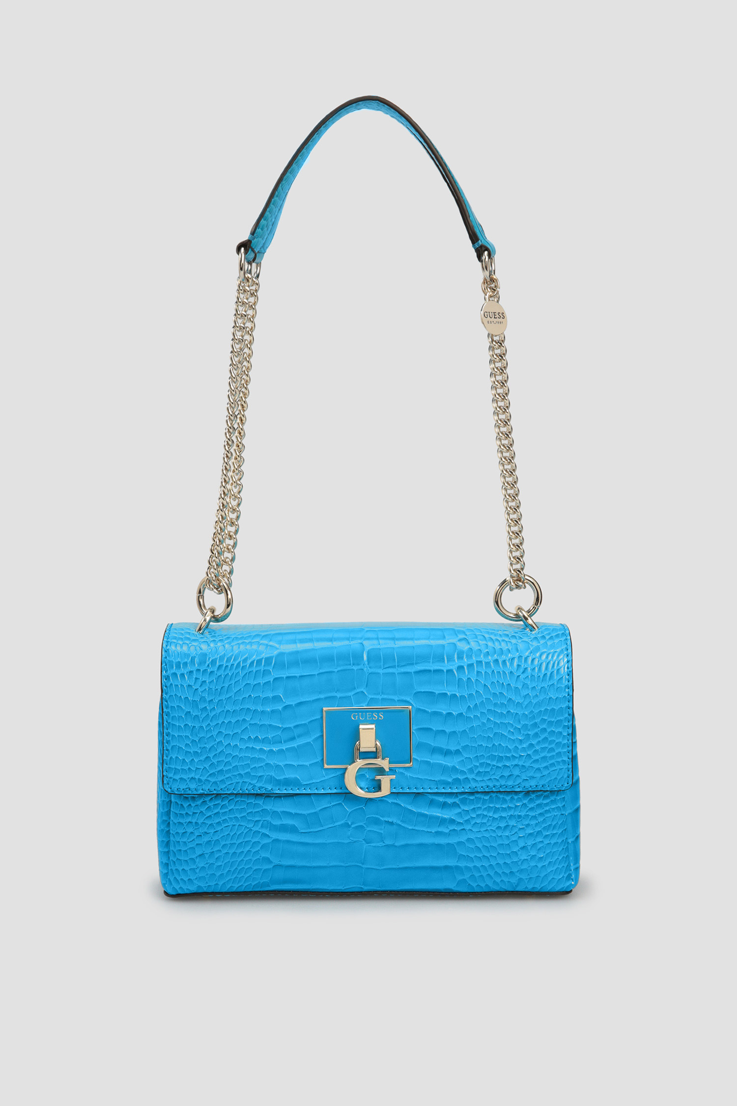 Женская голубая сумка Guess HWCG79.72210;BLU