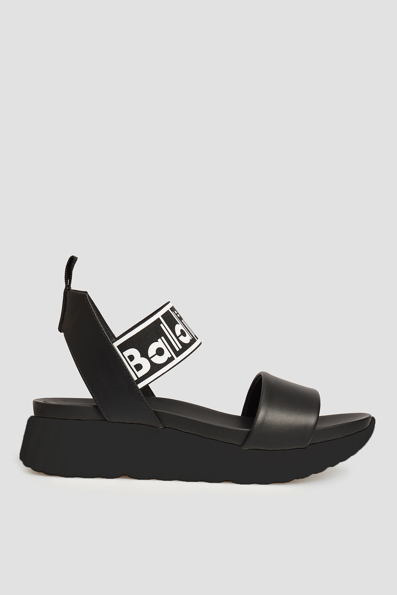 Чорні шкіряні сандалі для дівчат Baldinini 199015;00