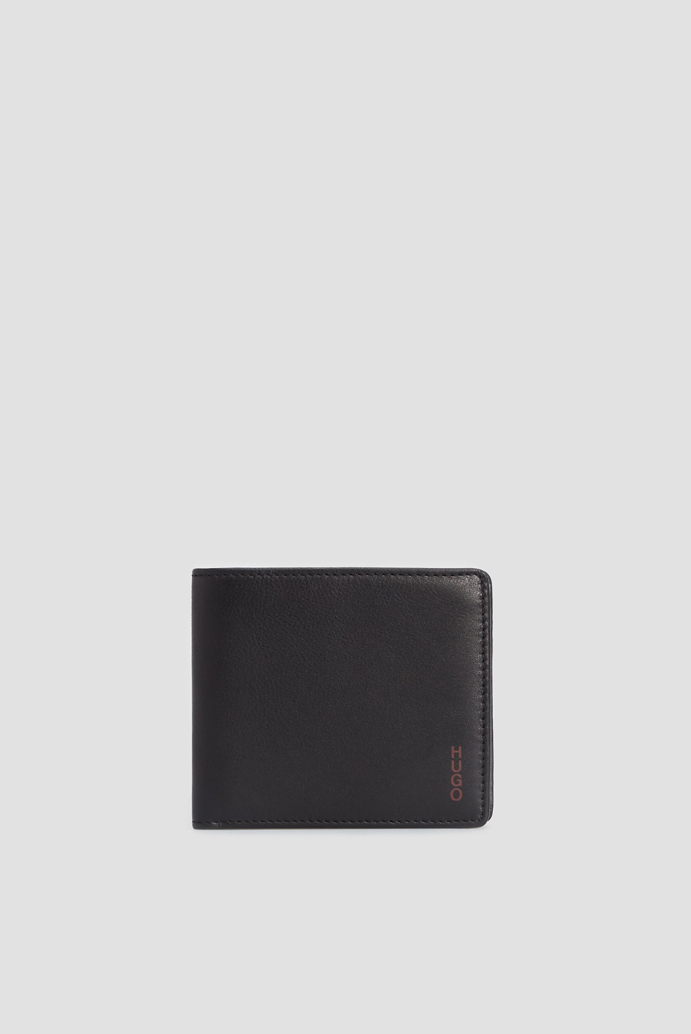 Чоловічий чорний шкіряний гаманець HUGO 50312008;002