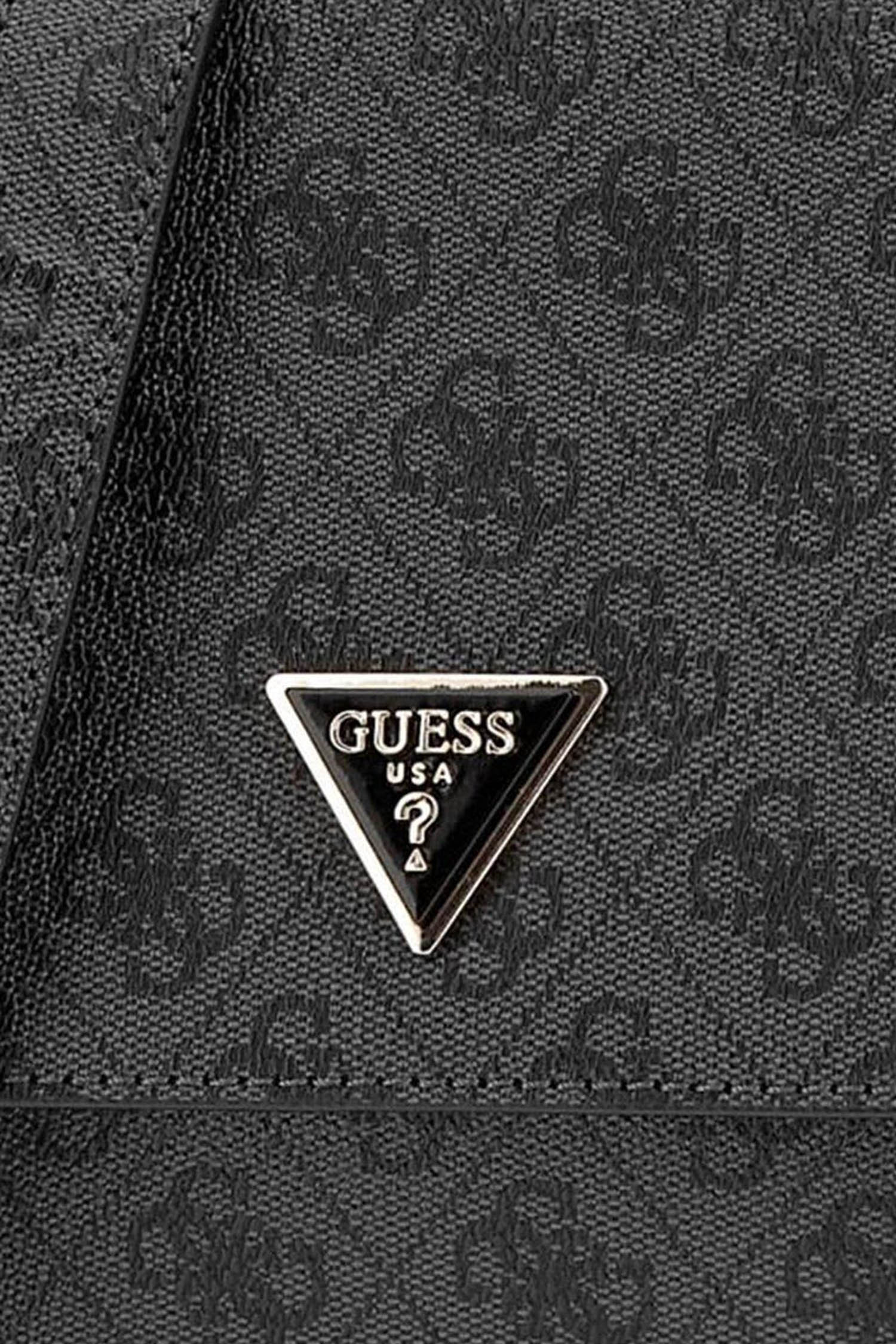 Женская темно-серая сумка с узором Guess HWSG87.78200;CLO