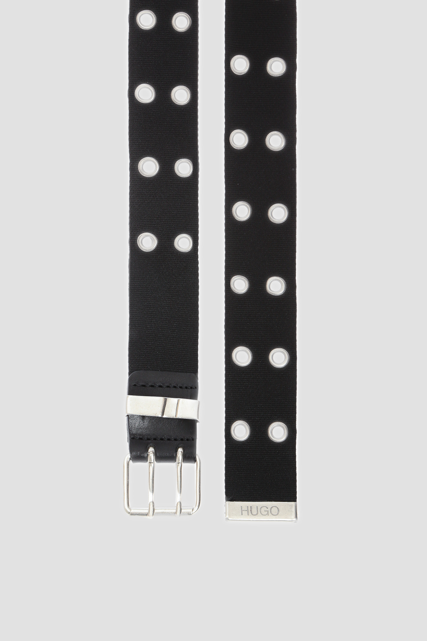 Мужской черный ремень HUGO 50424757;001