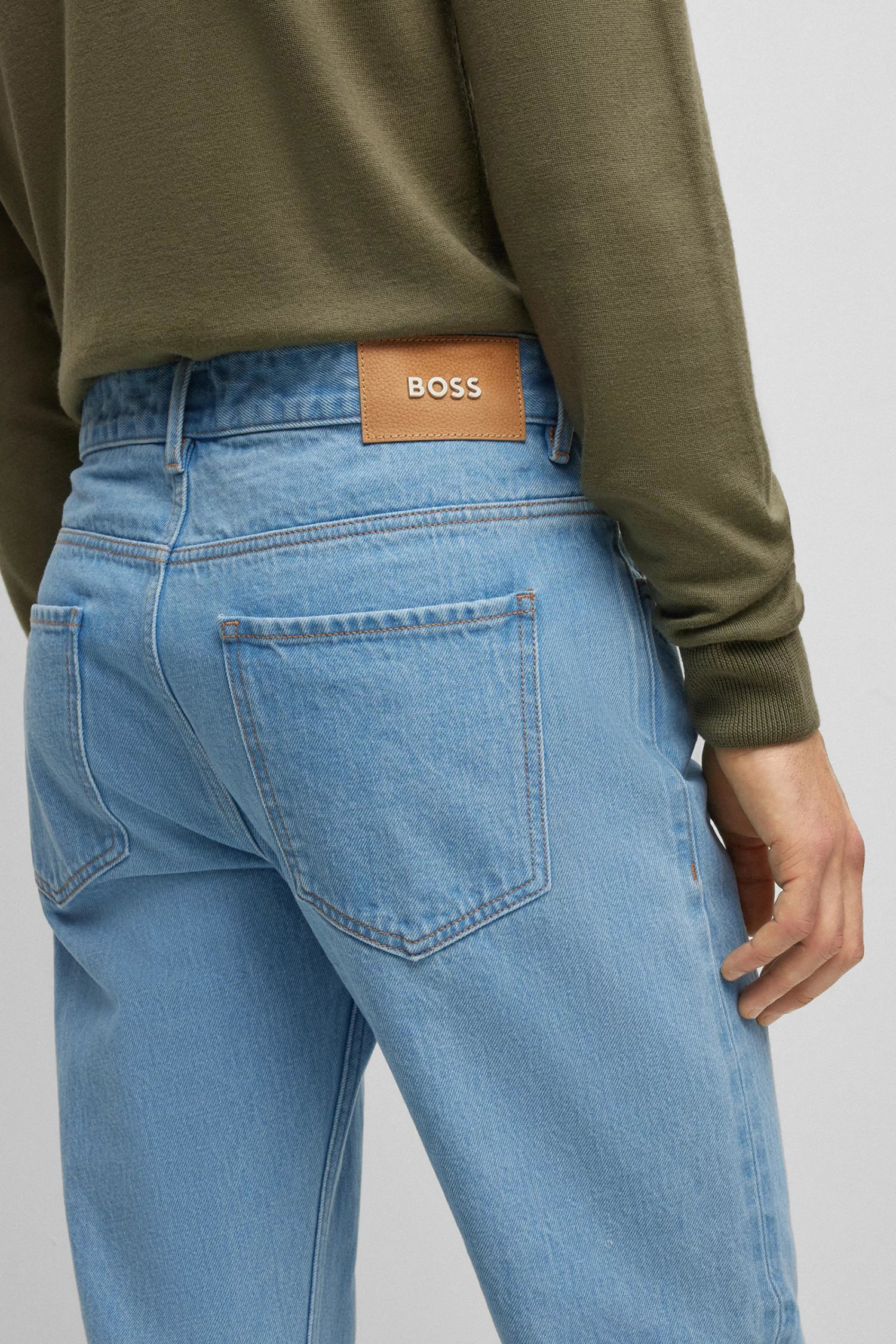 Чоловічі блакитні джинси BOSS 50490850;459