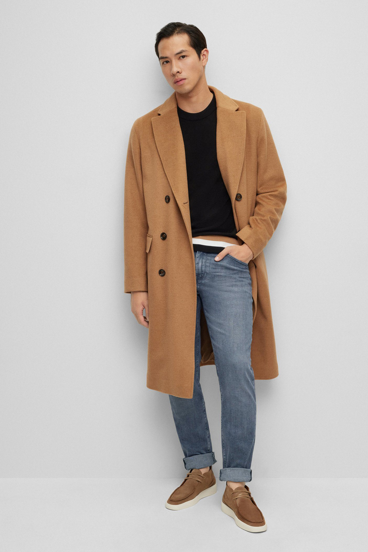 Чоловічі сірі джинси BOSS 50481827;030