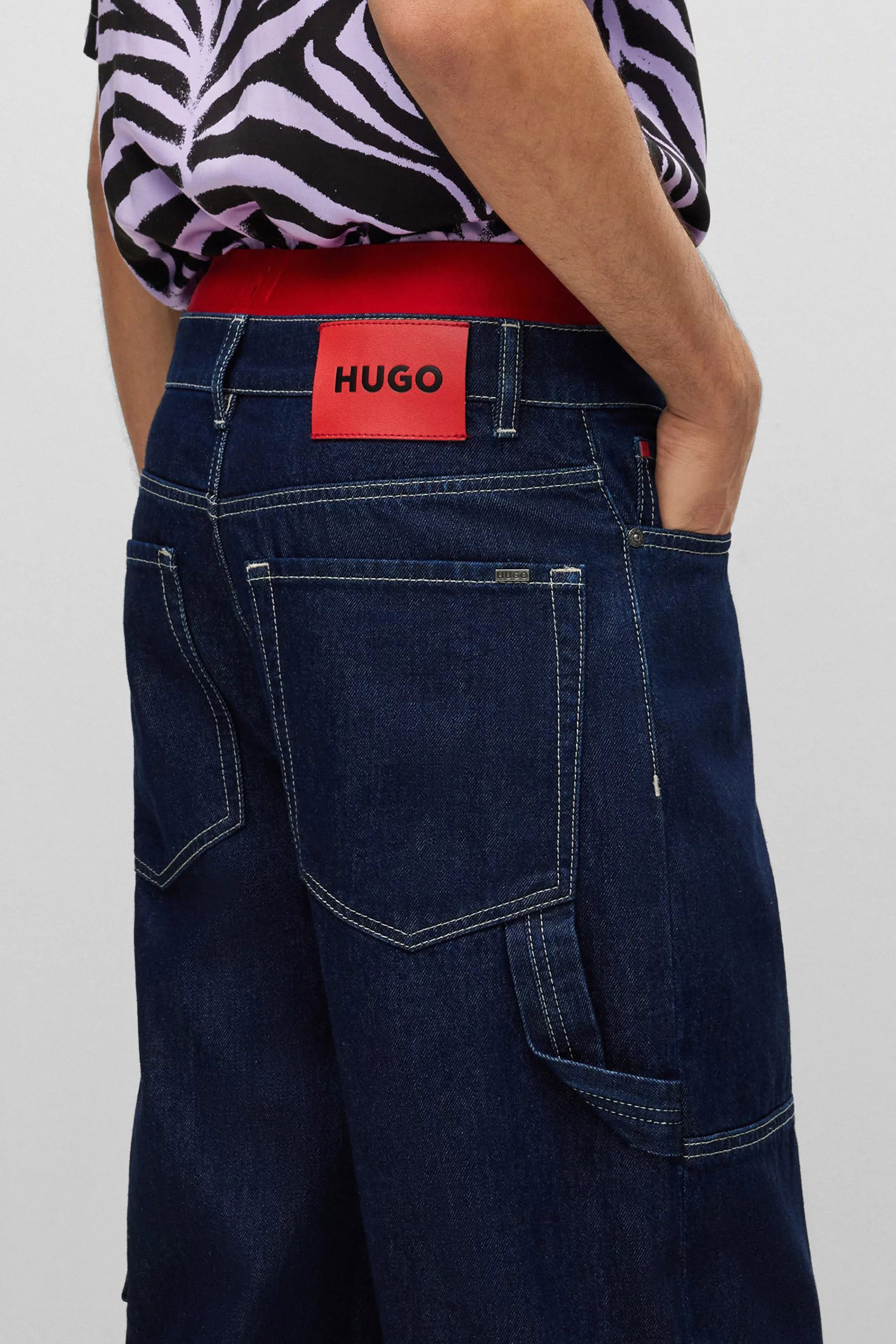 Чоловічі темно-сині джинси HUGO 50489798;401