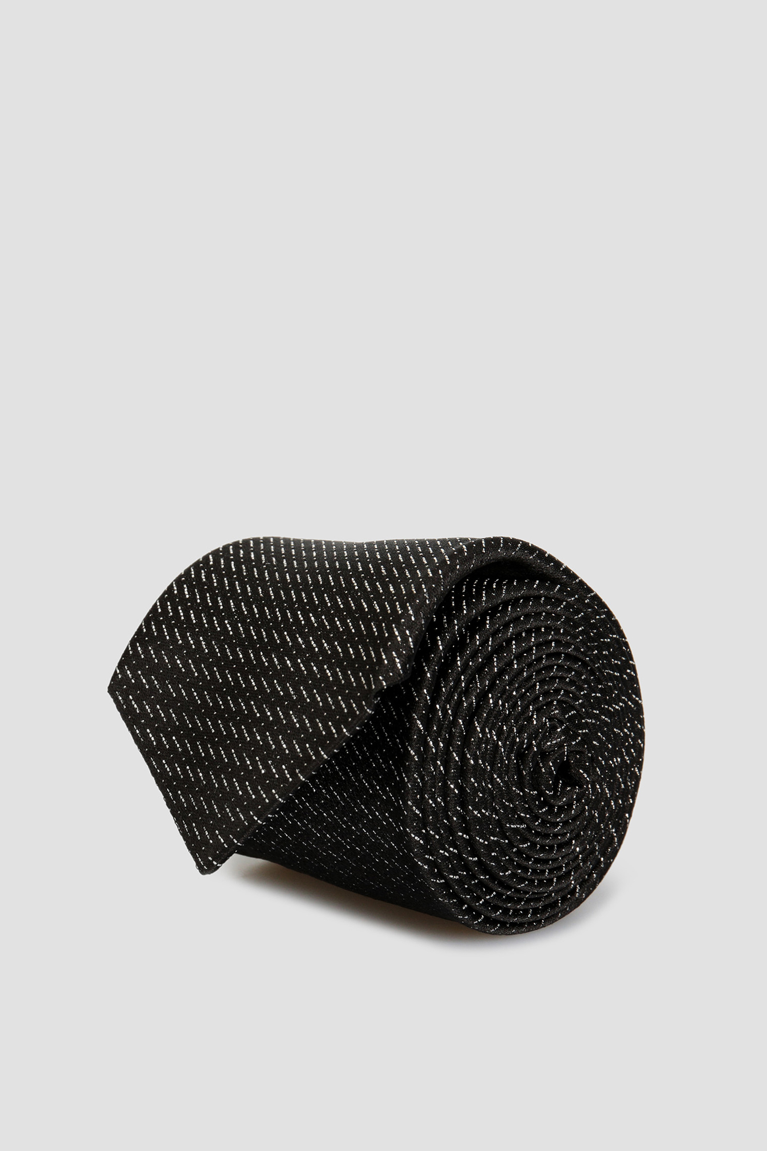 Мужской черный шелковый галстук Karl Lagerfeld 502172.805100;990