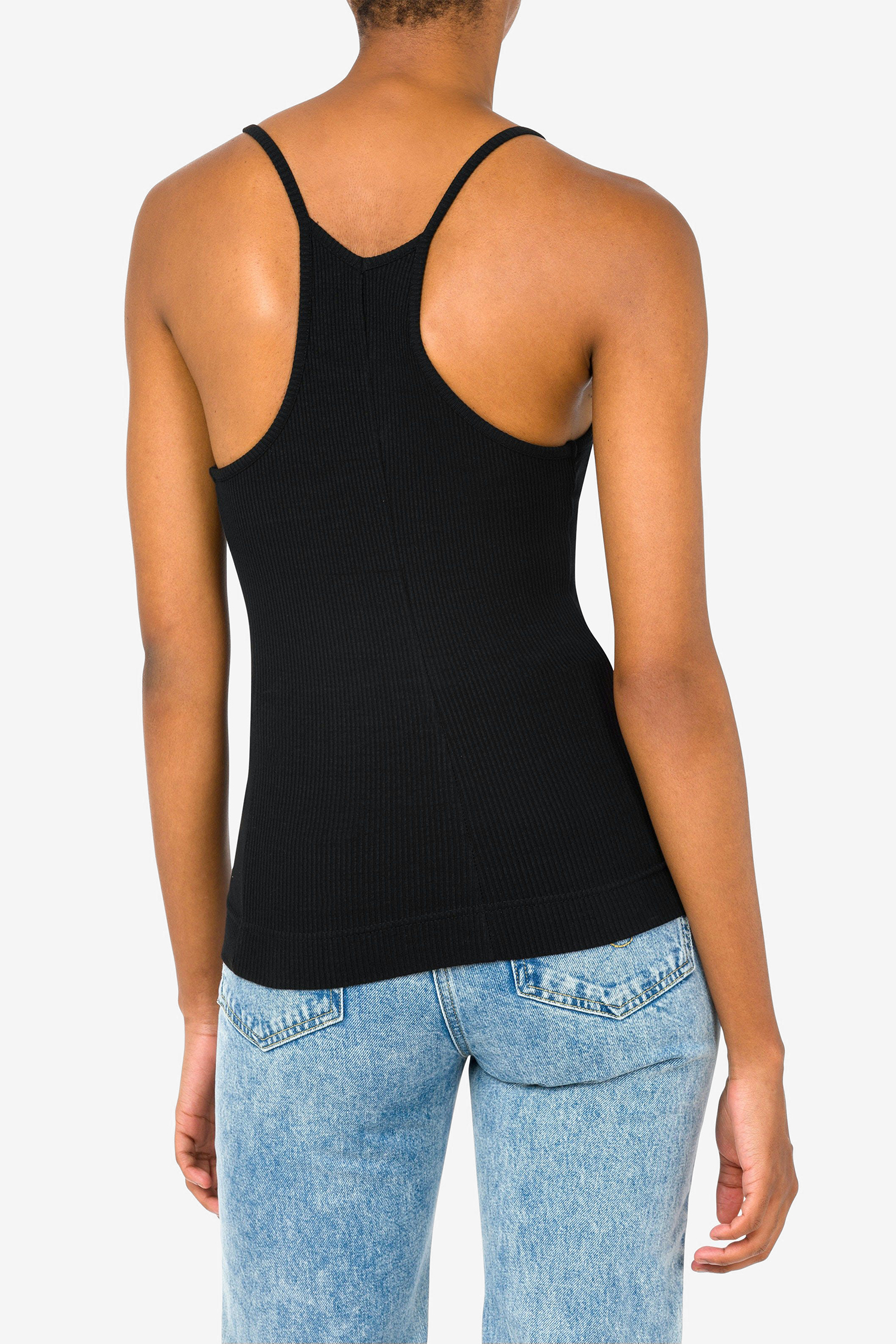 Женская черная майка Moschino A0809.3259;0555