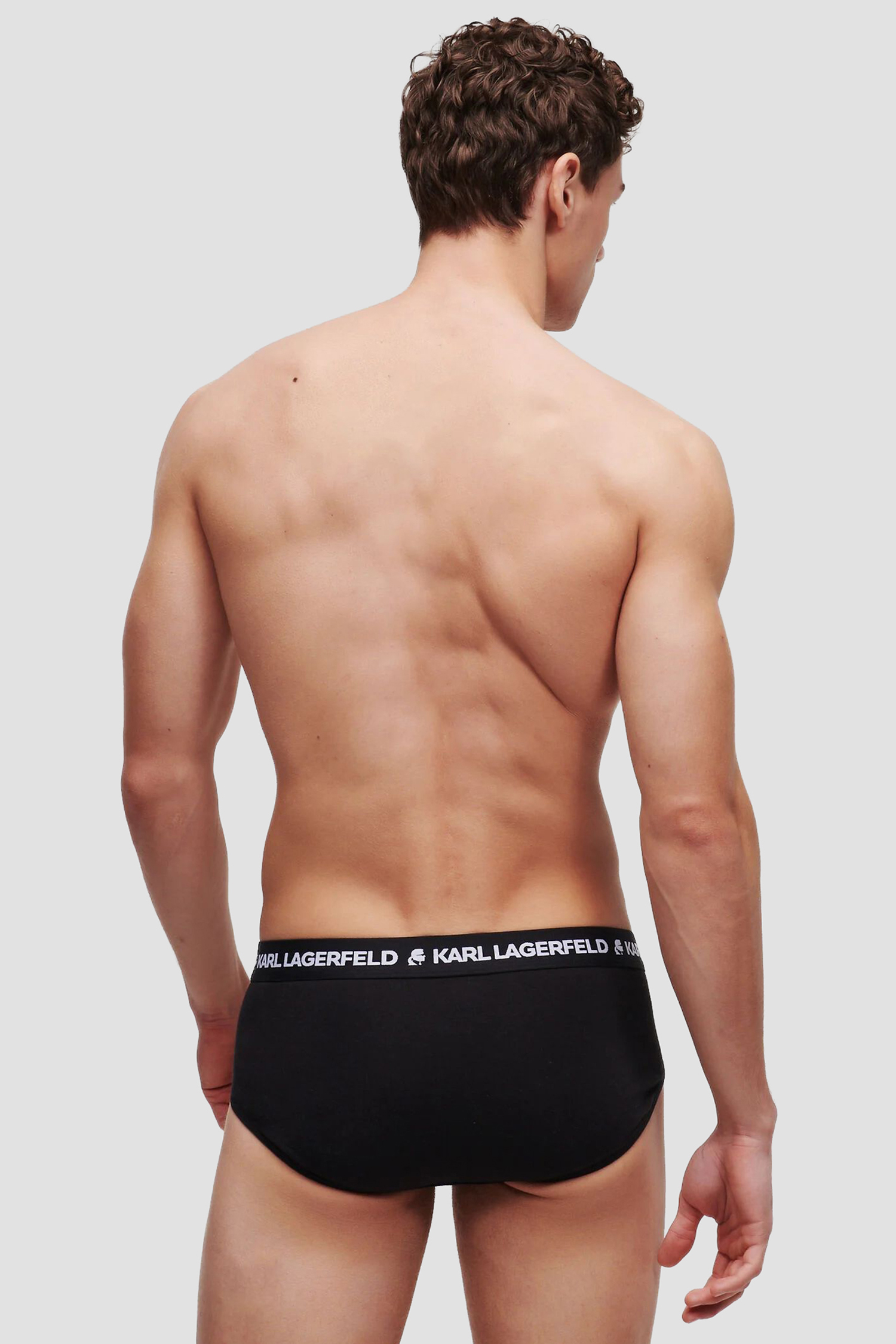 Мужские черные брифы (3 шт) Karl Lagerfeld A1M47152;999