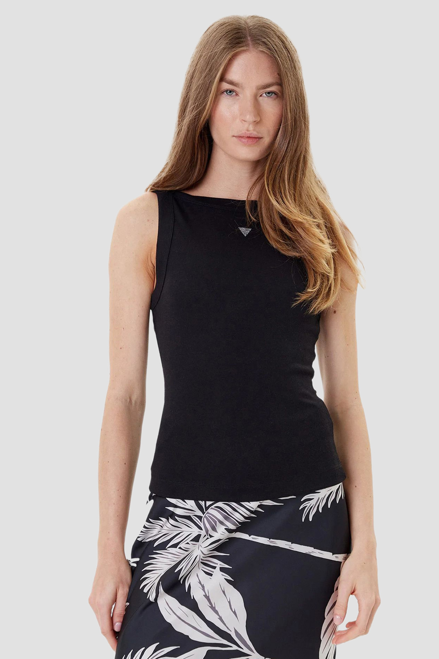 Жіноча чорна майка Guess W5RP16.KCNH2;JBLK