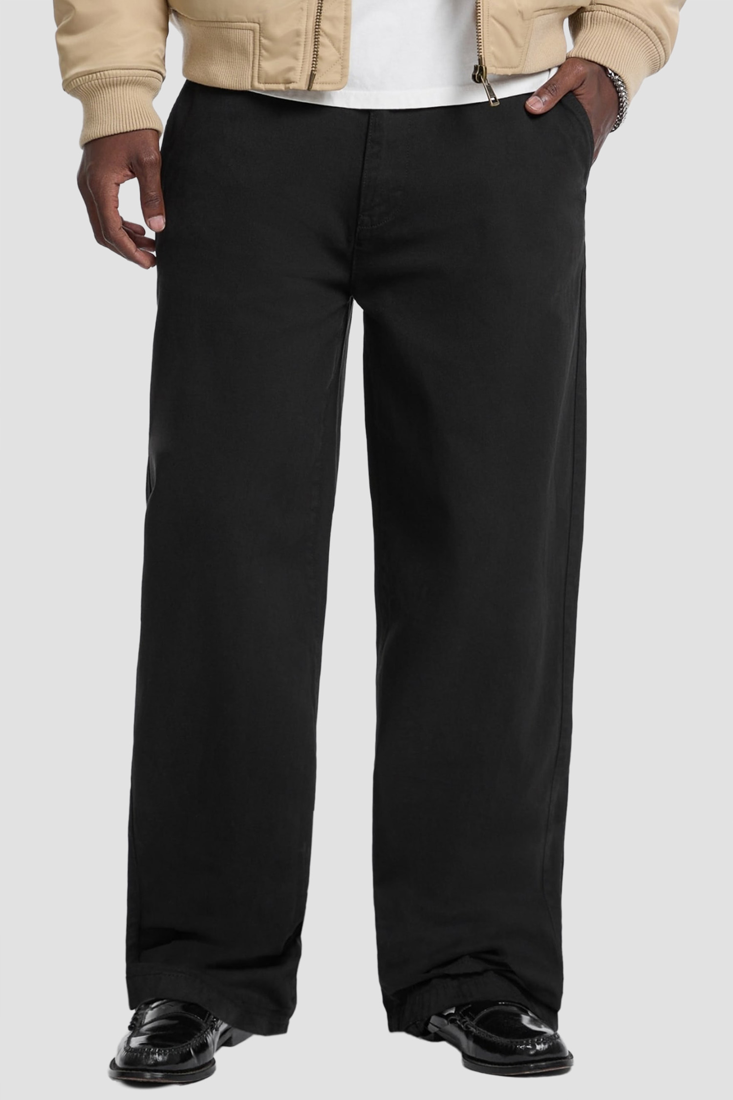 Мужские черные брюки Guess Jeans M5YB60.WGCV1;JBLK