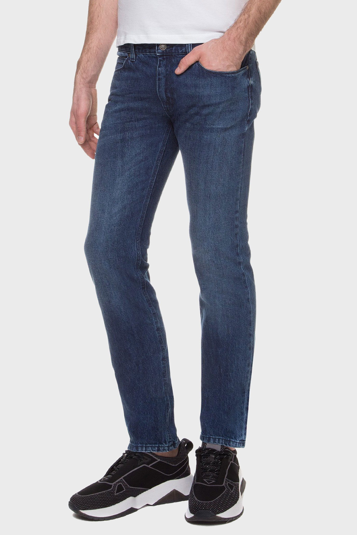Мужские синие джинсы Slim Fit HUGO 50419576;415