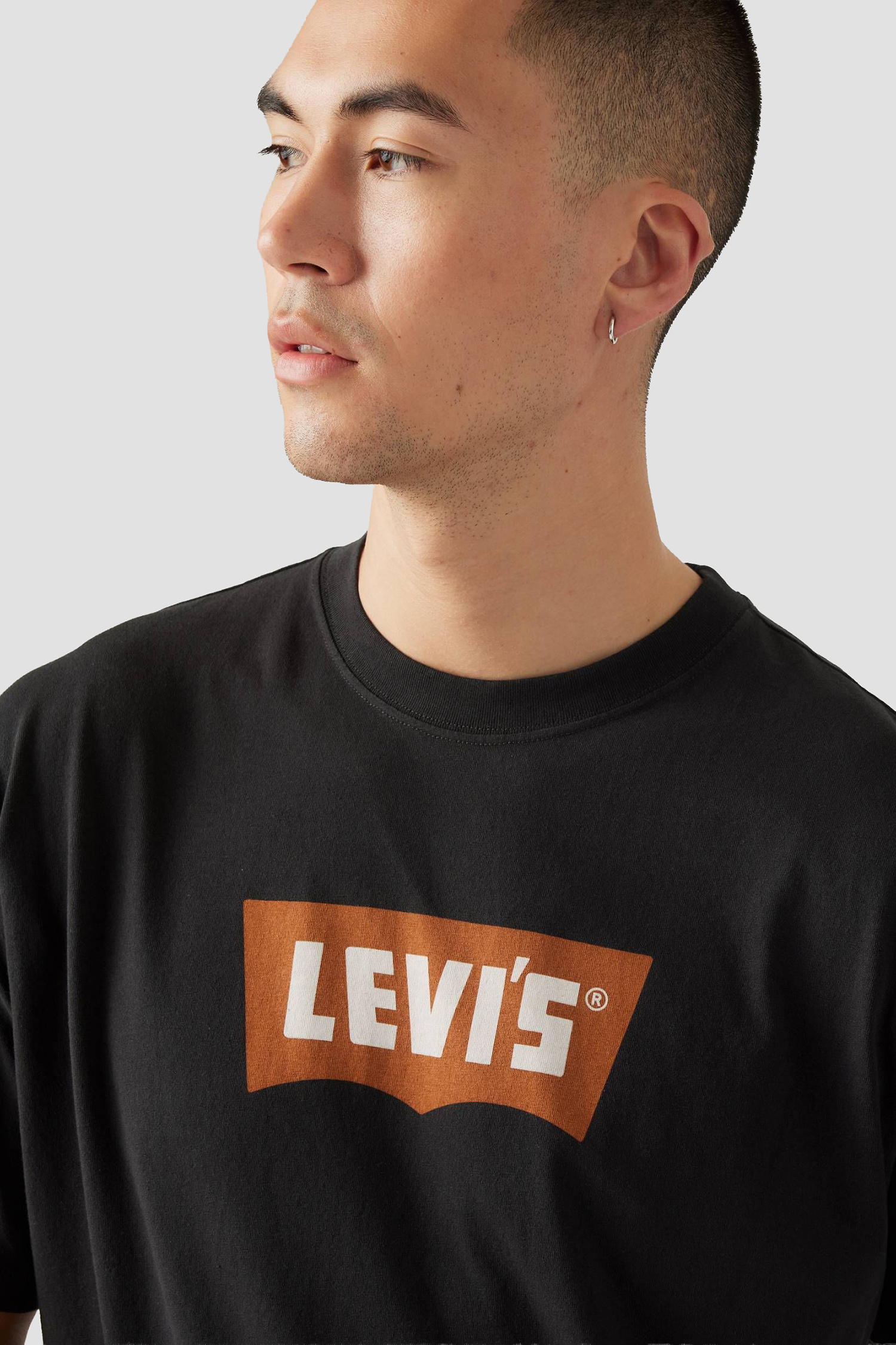 Мужская черная футболка Levi’s® 000RY;0004