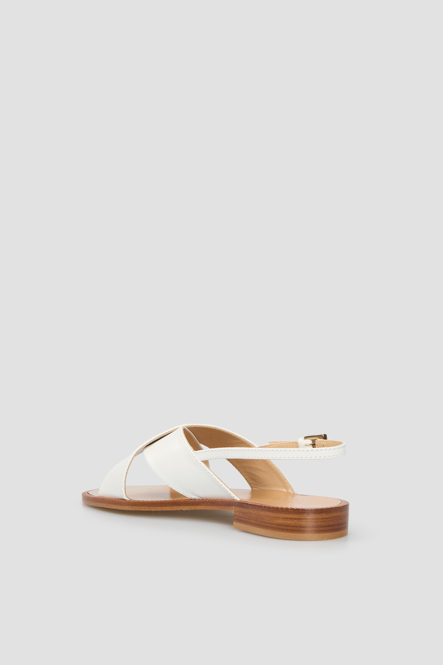 Жіночі білі шкіряні босоніжки BALDININI D5E284P1VITE;9001