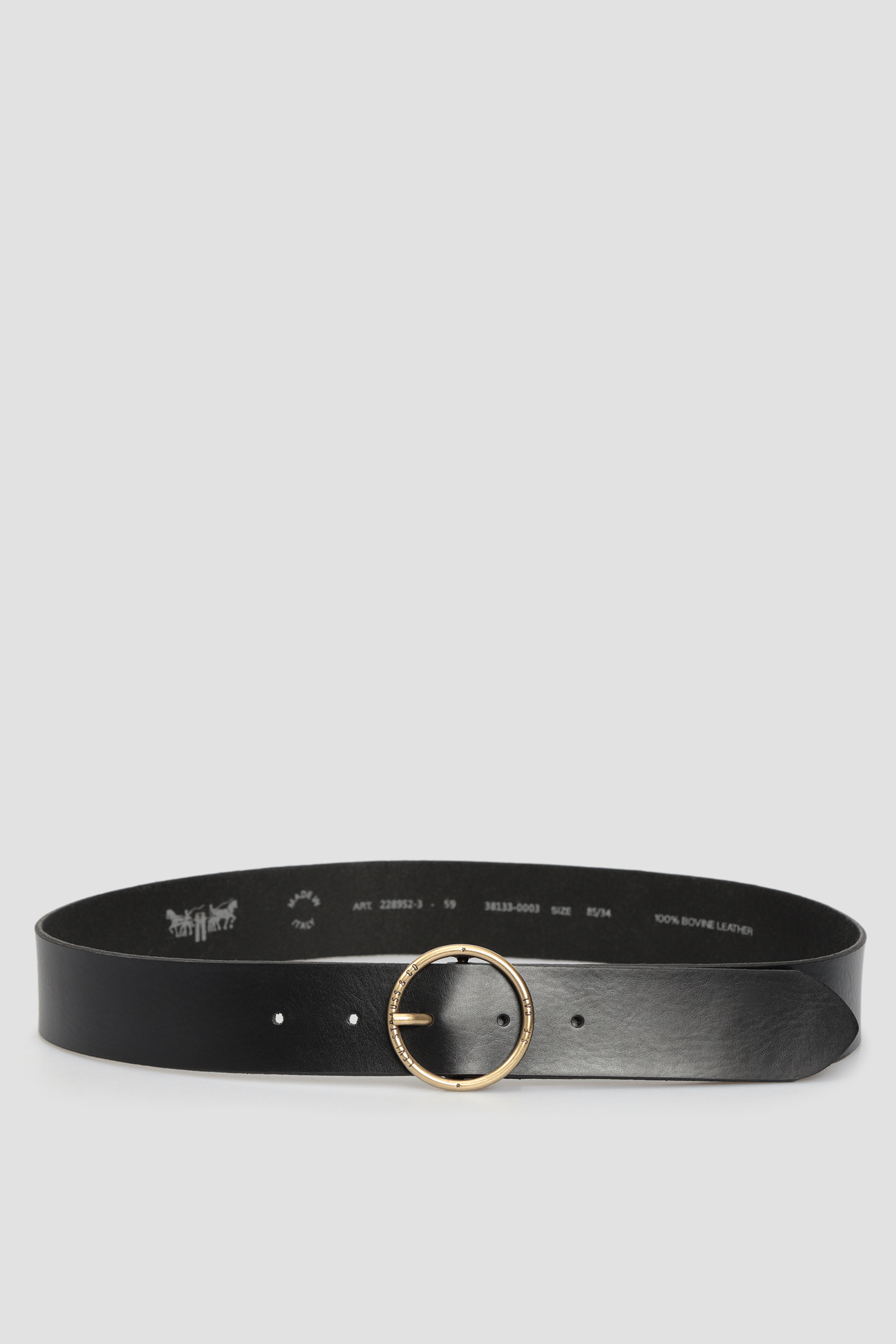 Жіночий чорний шкіряний ремінь Levi’s® 228952;3.59