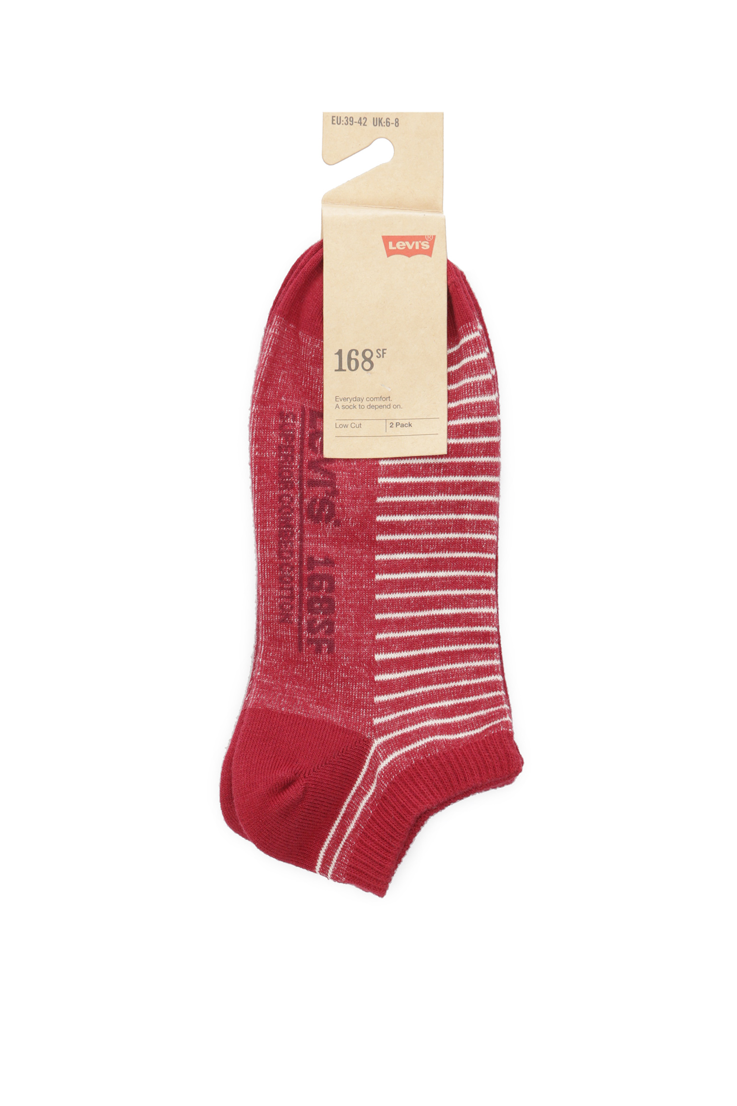 Мужские красные носки (2 пары) Levi’s® 43011001;072