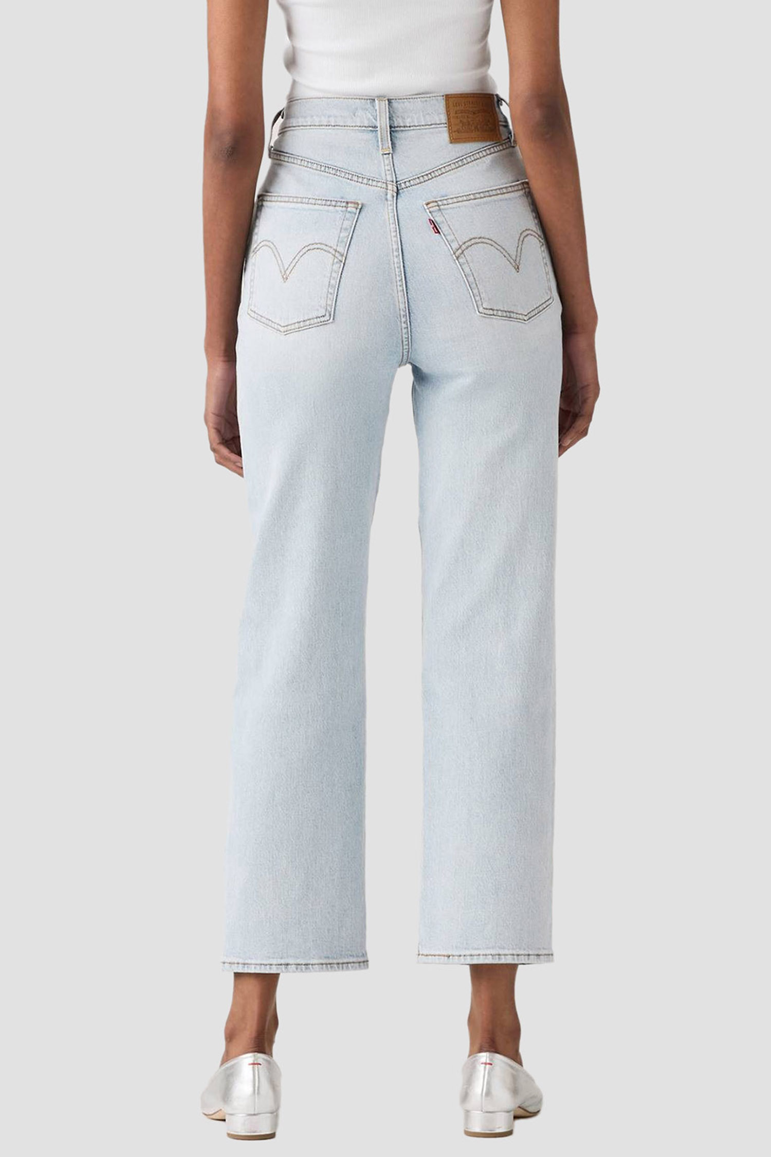 Жіночі блакитні джинси Ribcage Straight Ankle Levi’s® 72693;0282