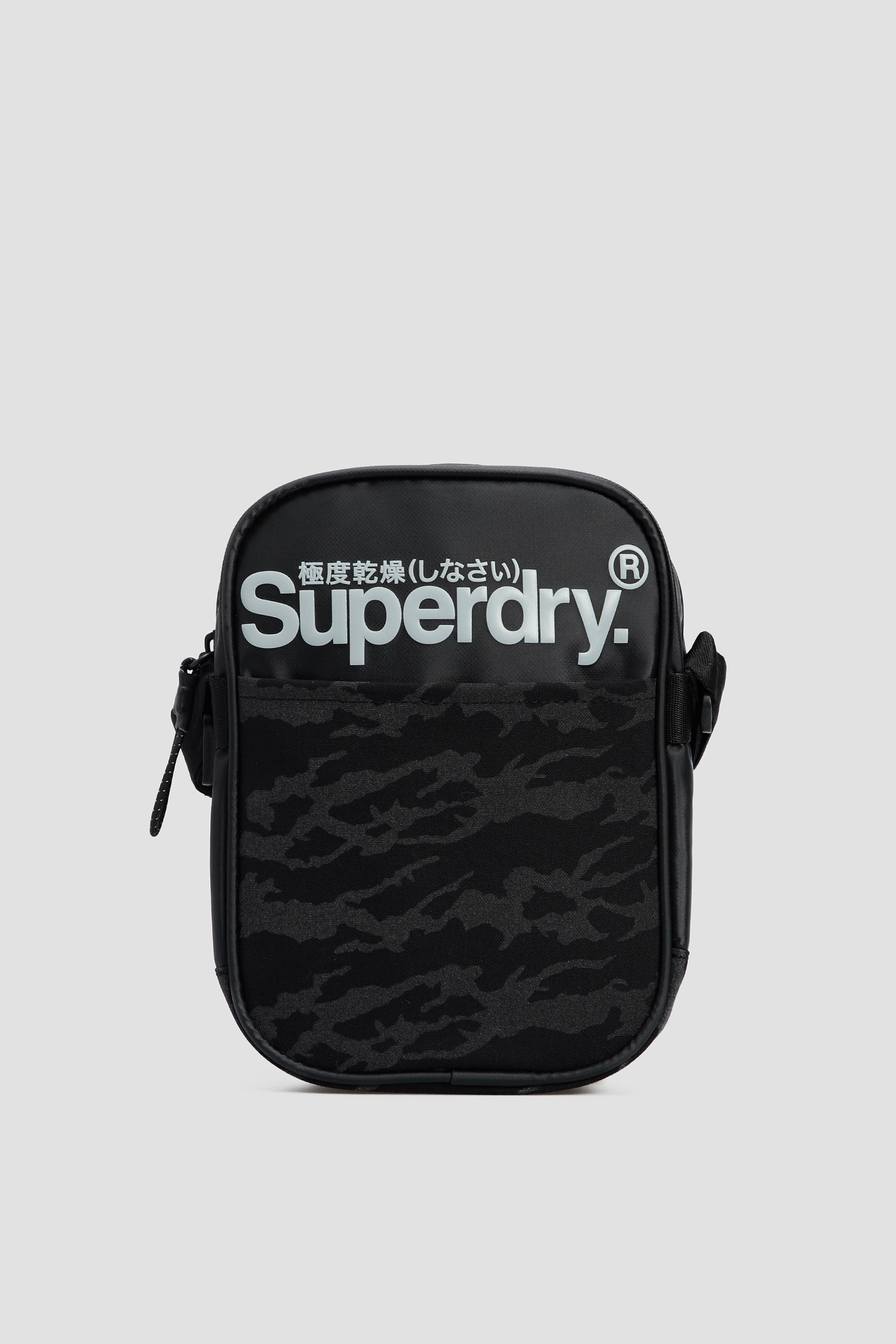 Чоловіча чорна сумка через плече SuperDry M9110203A;14Q
