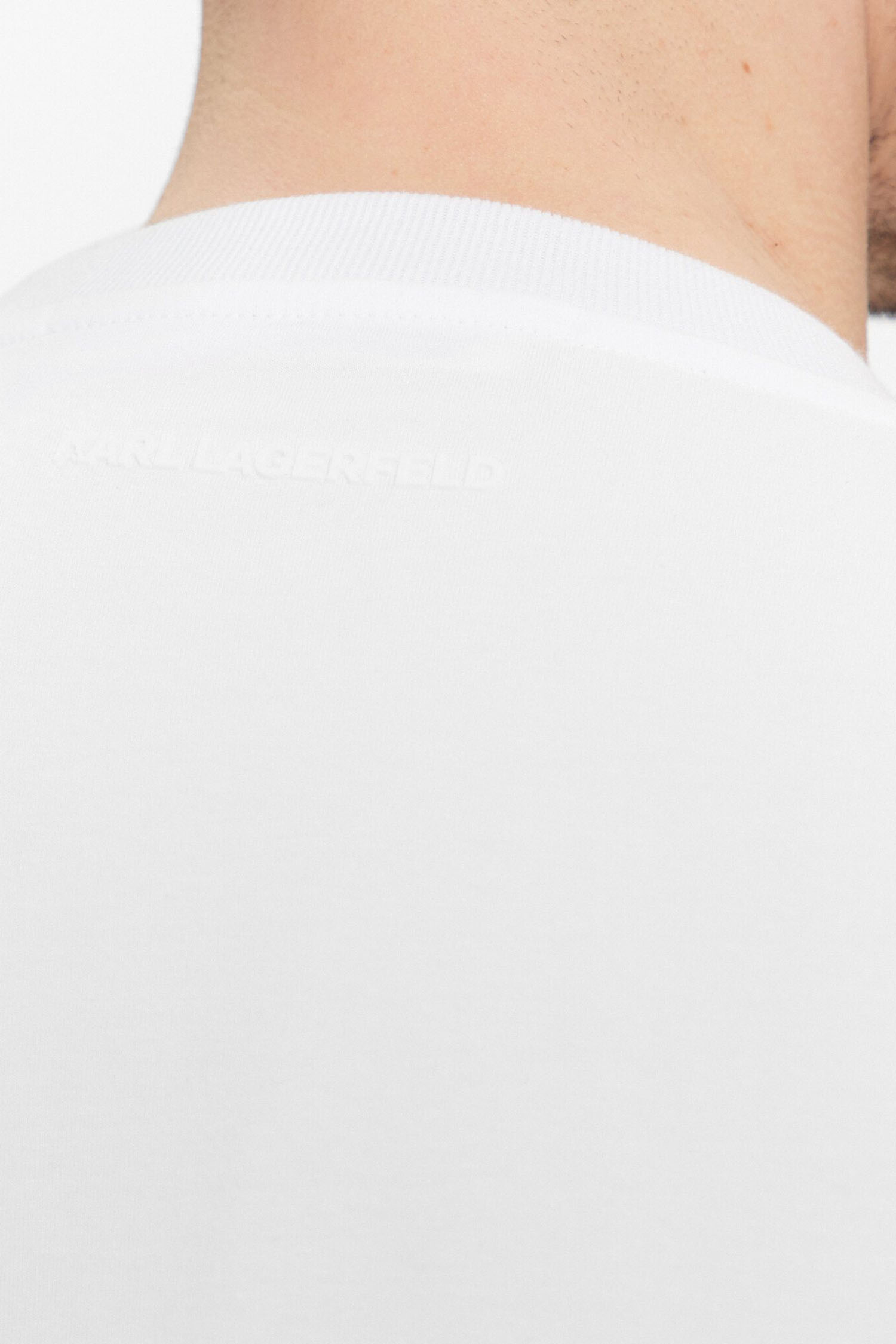 Мужская белая футболка Karl Lagerfeld 541221.755403;10