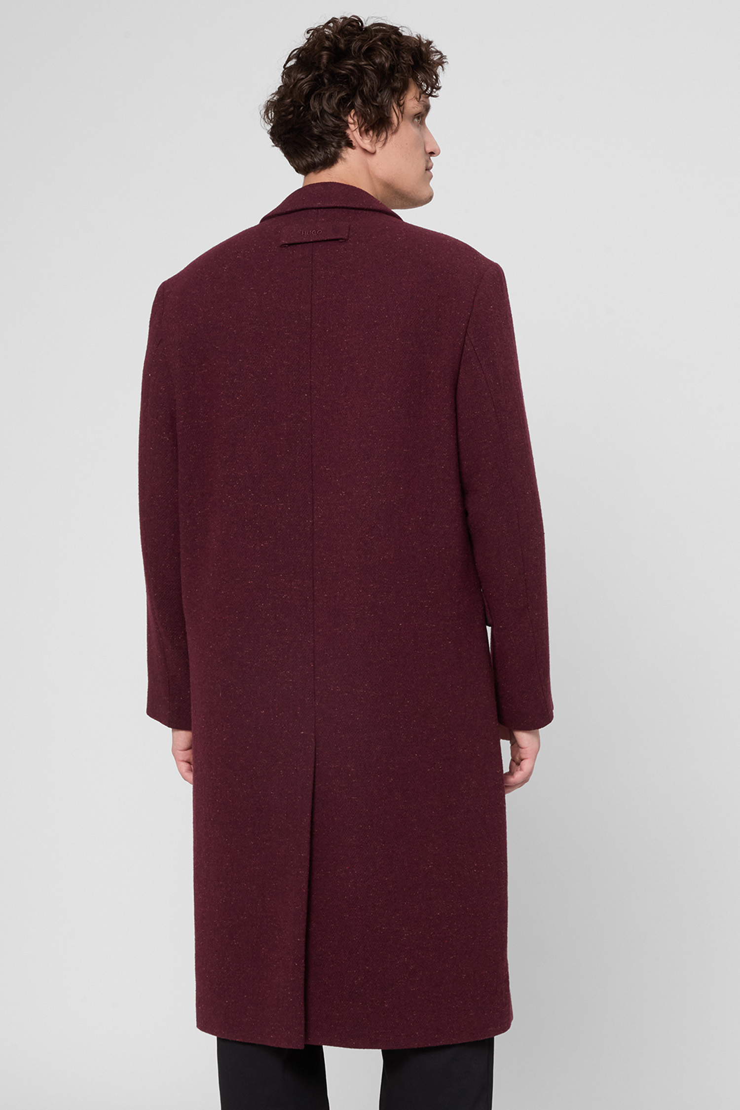 Чоловіче бордове пальто HUGO 50549279;602