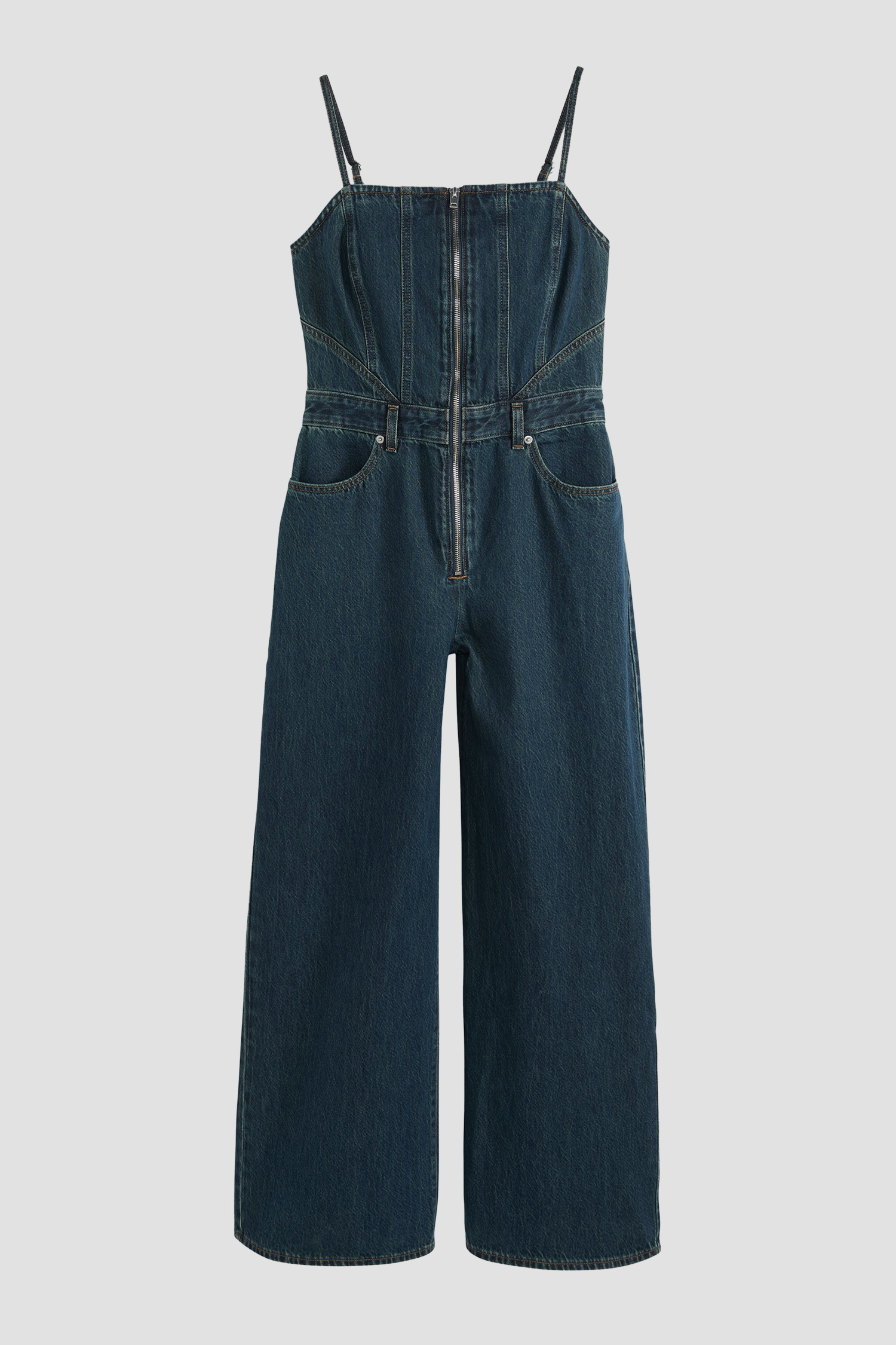 Женский темно-синий джинсовый комбинезон Levi’s® 0088T;0002