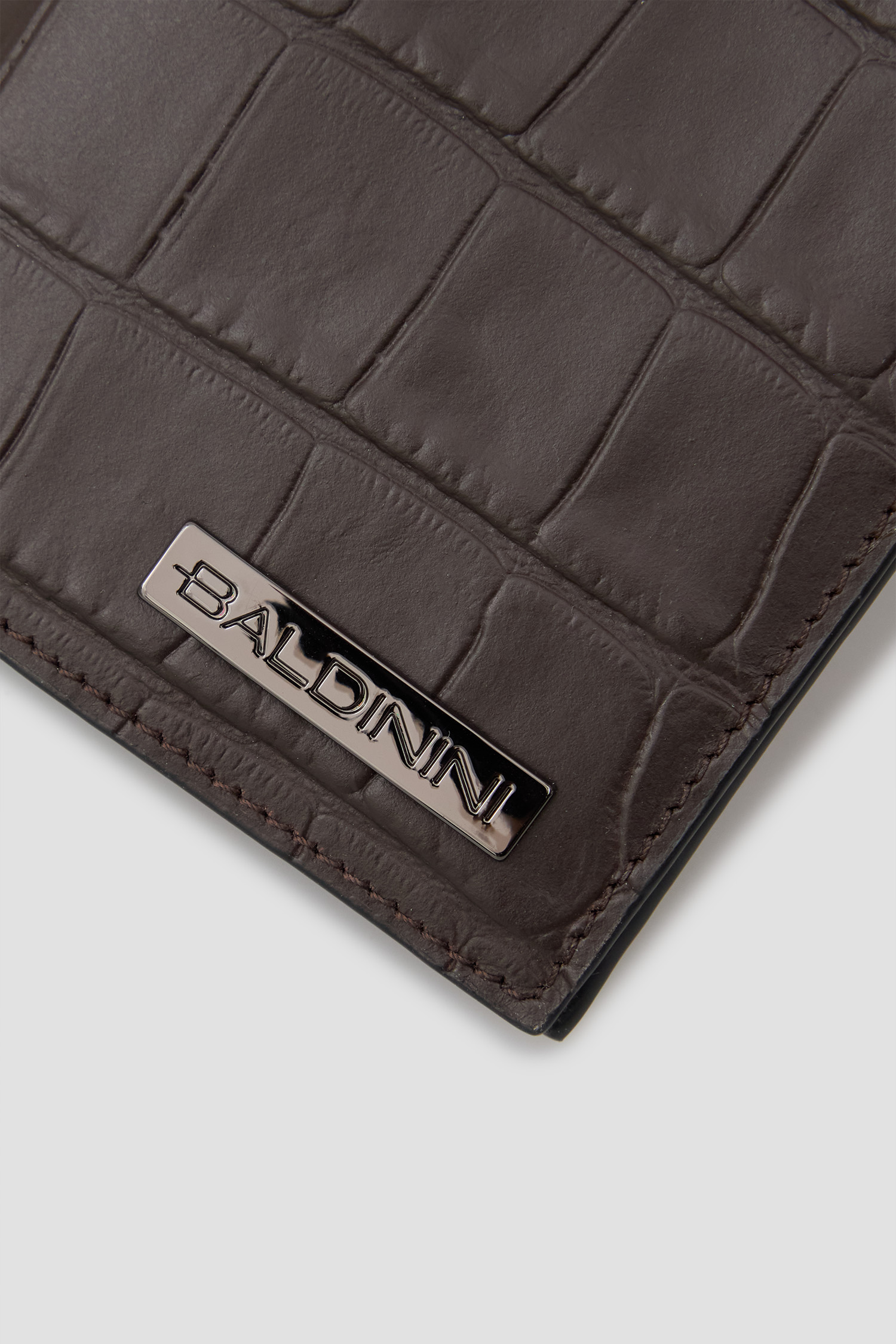 Мужской темно-коричневый кожаный кошелек BALDININI Q3B004XXCOCC;3000