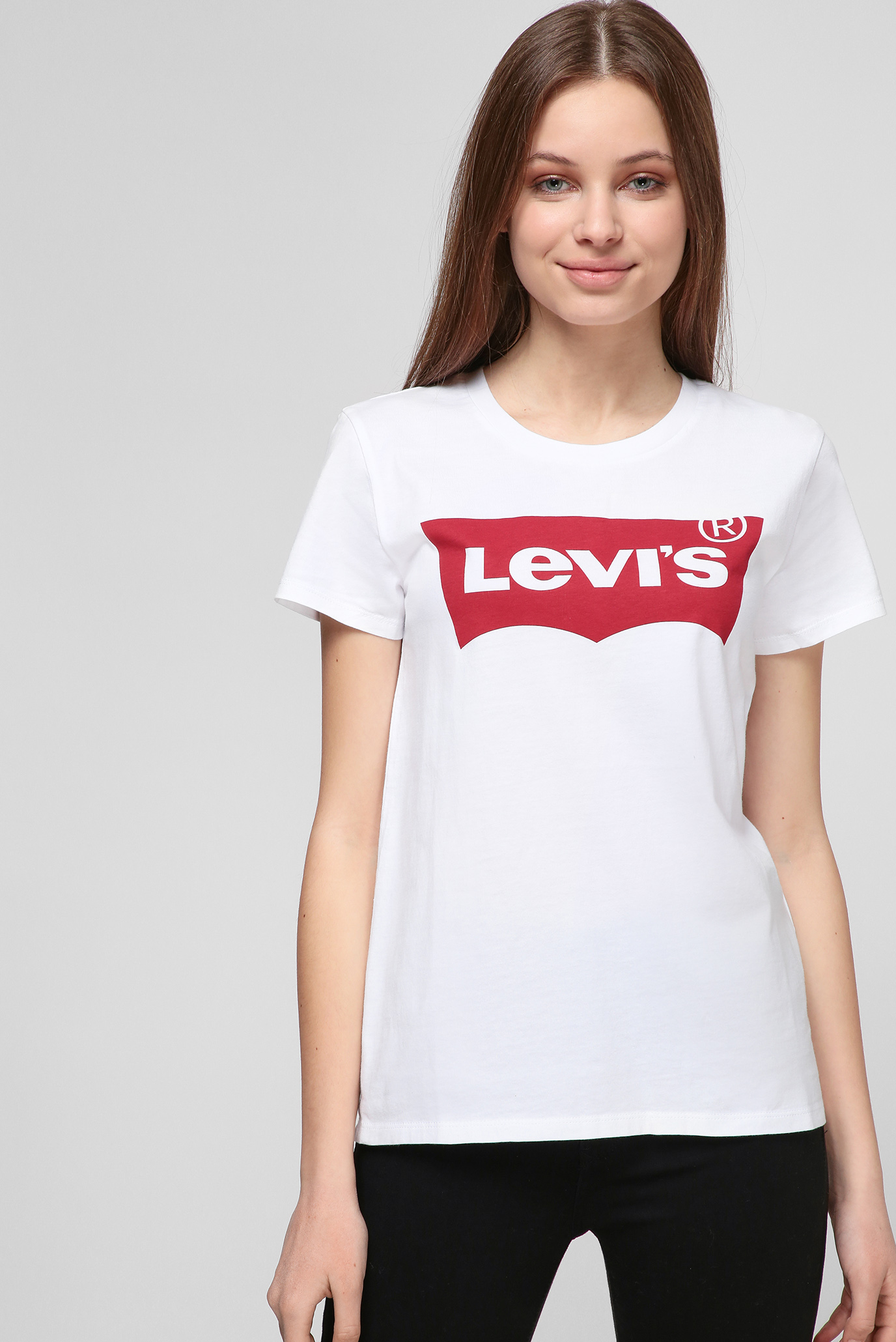 Біла футболка для дівчат Levi’s® 17369;0053