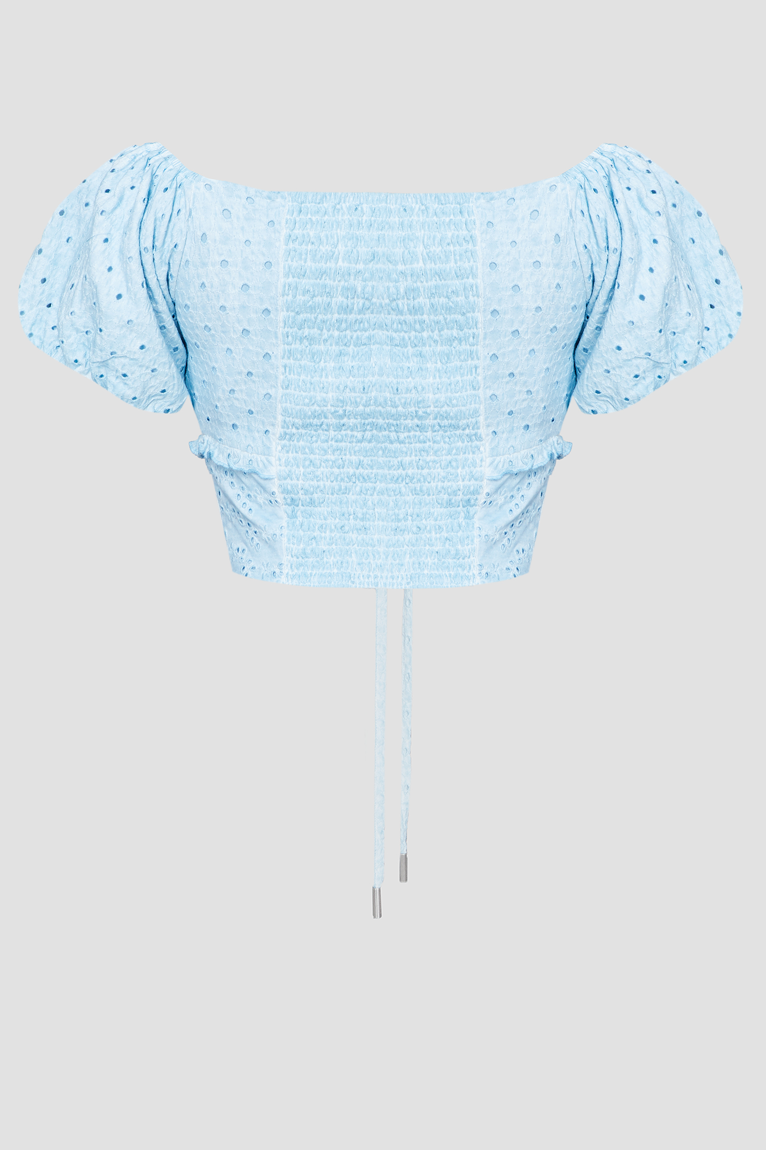 Жіночий блакитний топ Guess W3GP16.KALQ0;F7XT