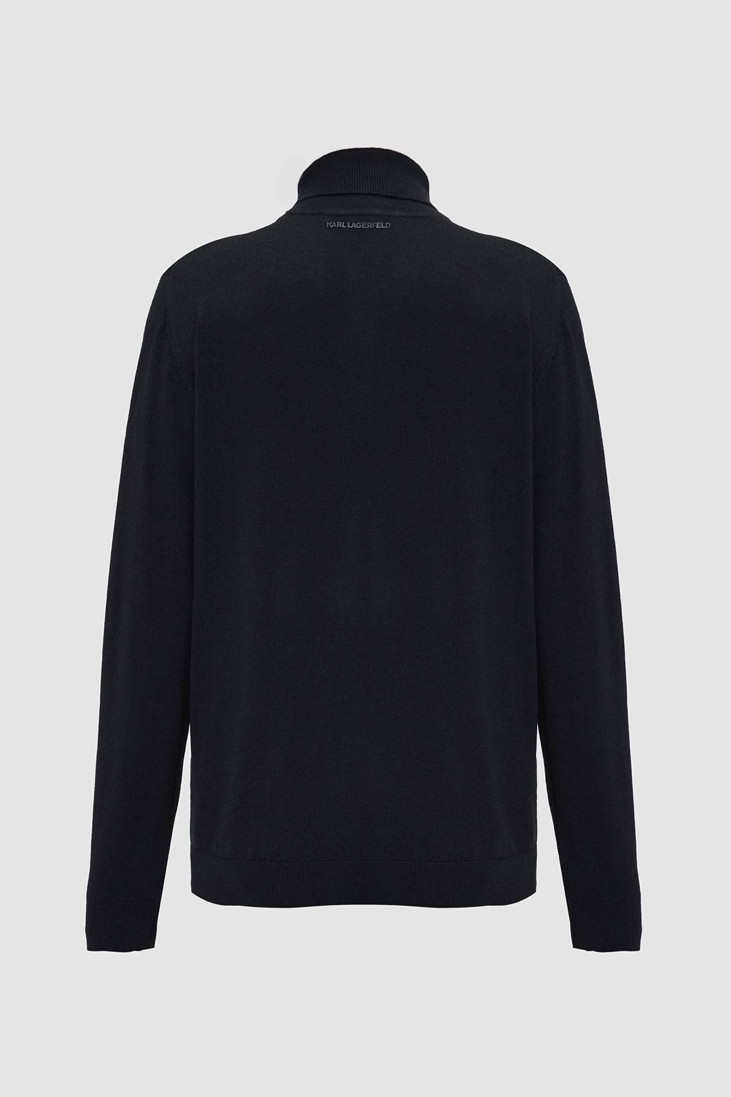 Чоловічий чорний вовняний гольф Karl Lagerfeld 544399.655058;990