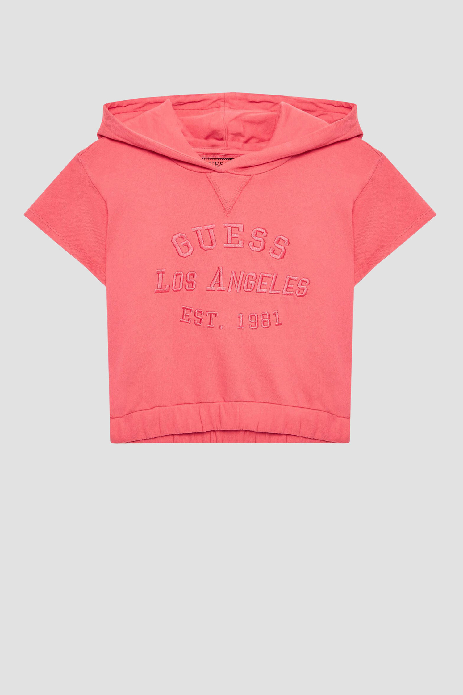Детское коралловое худи Guess Kids J3GQ00.KA6R3;A60Y