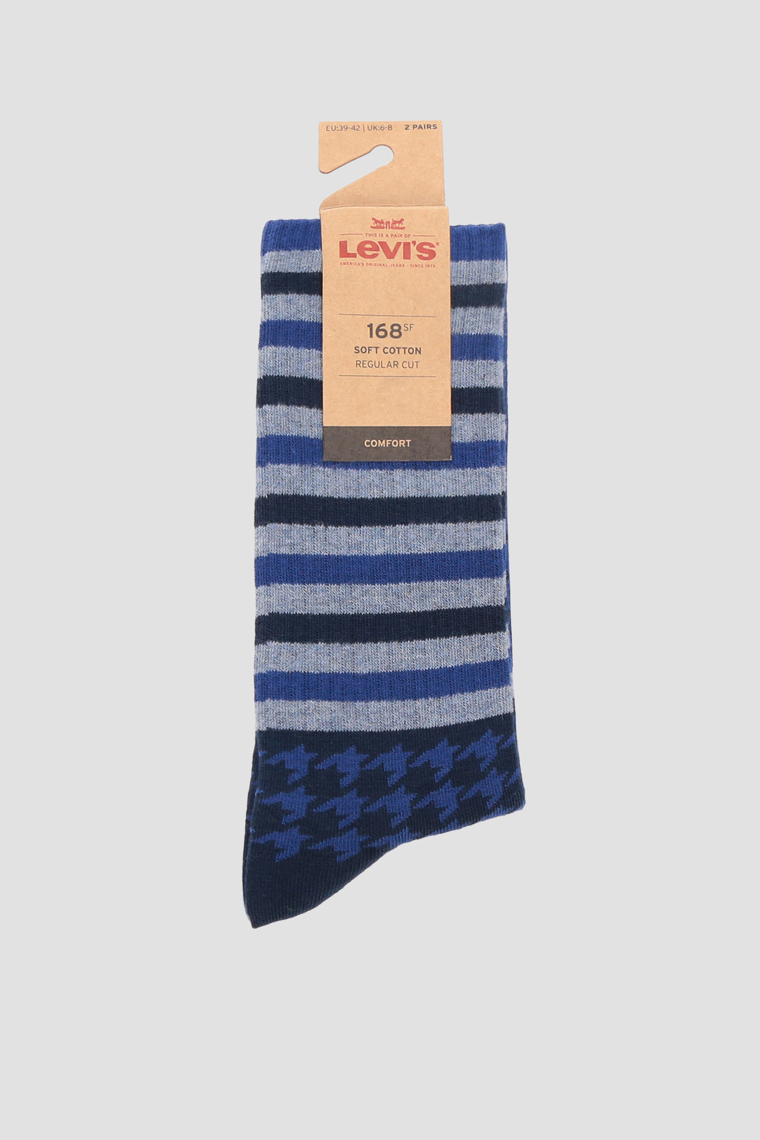 Чоловічі бавовняні шкарпетки (2 пари) Levi’s® 93043001;056