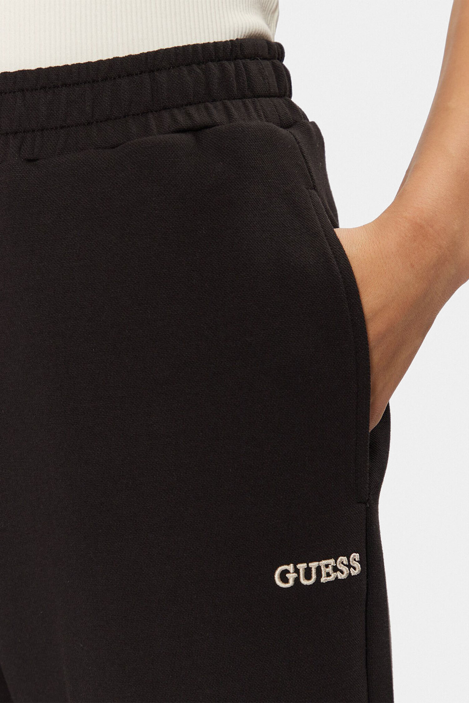 Женские черные спортивные брюки Guess V5RB02.KCLD1;G1I9