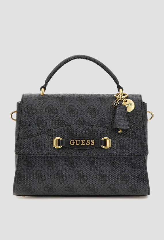 Женская темно-серая сумка с узором Guess HWBA93.16200;CLO — Ultrashop
