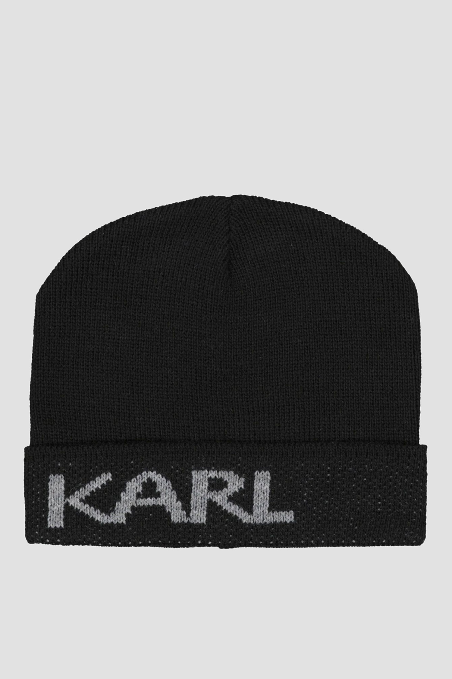 Чоловіча чорна шапка Karl Lagerfeld 534322.805601;990