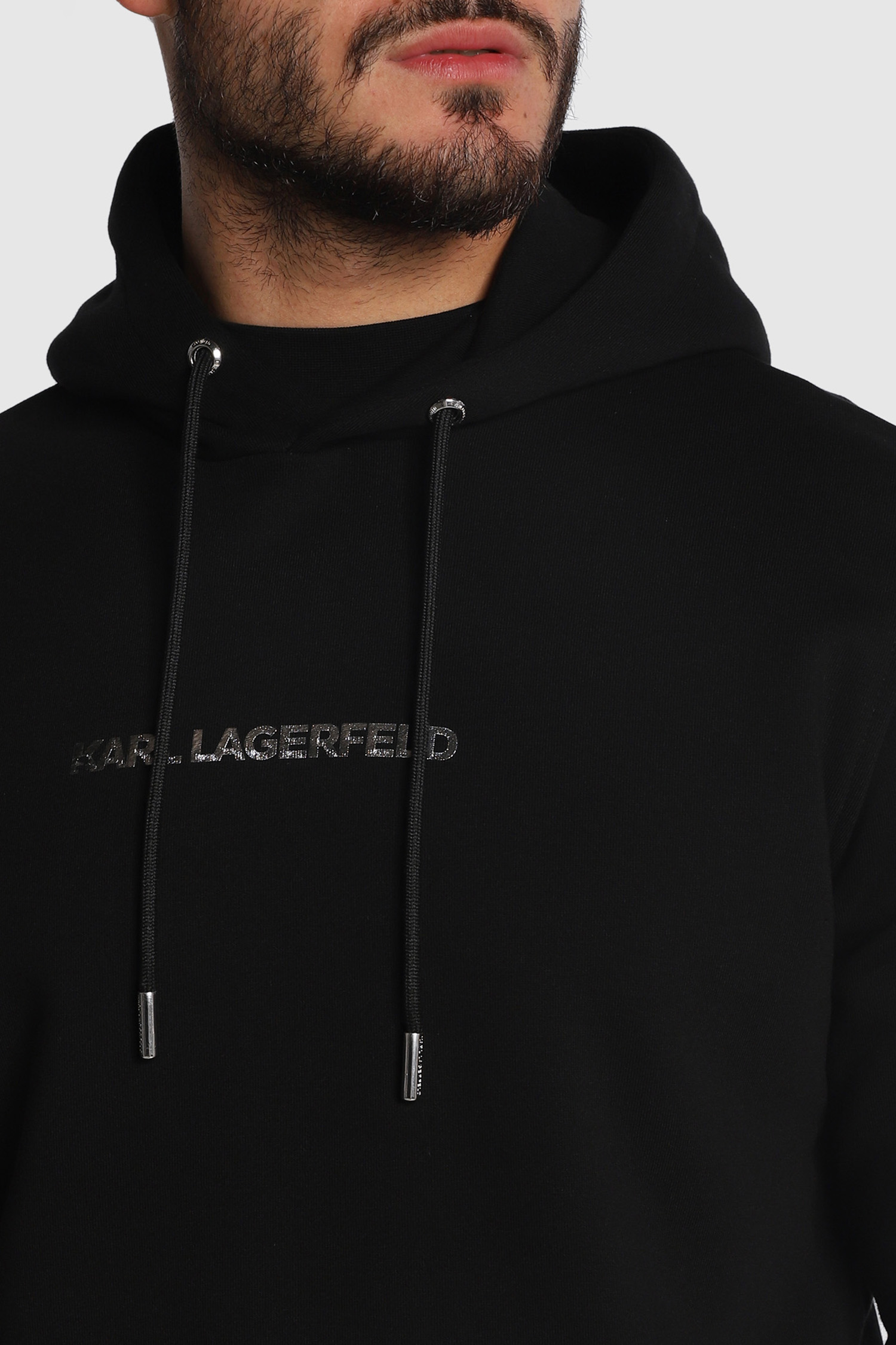 Мужское черное худи Karl Lagerfeld 524910.705424;990