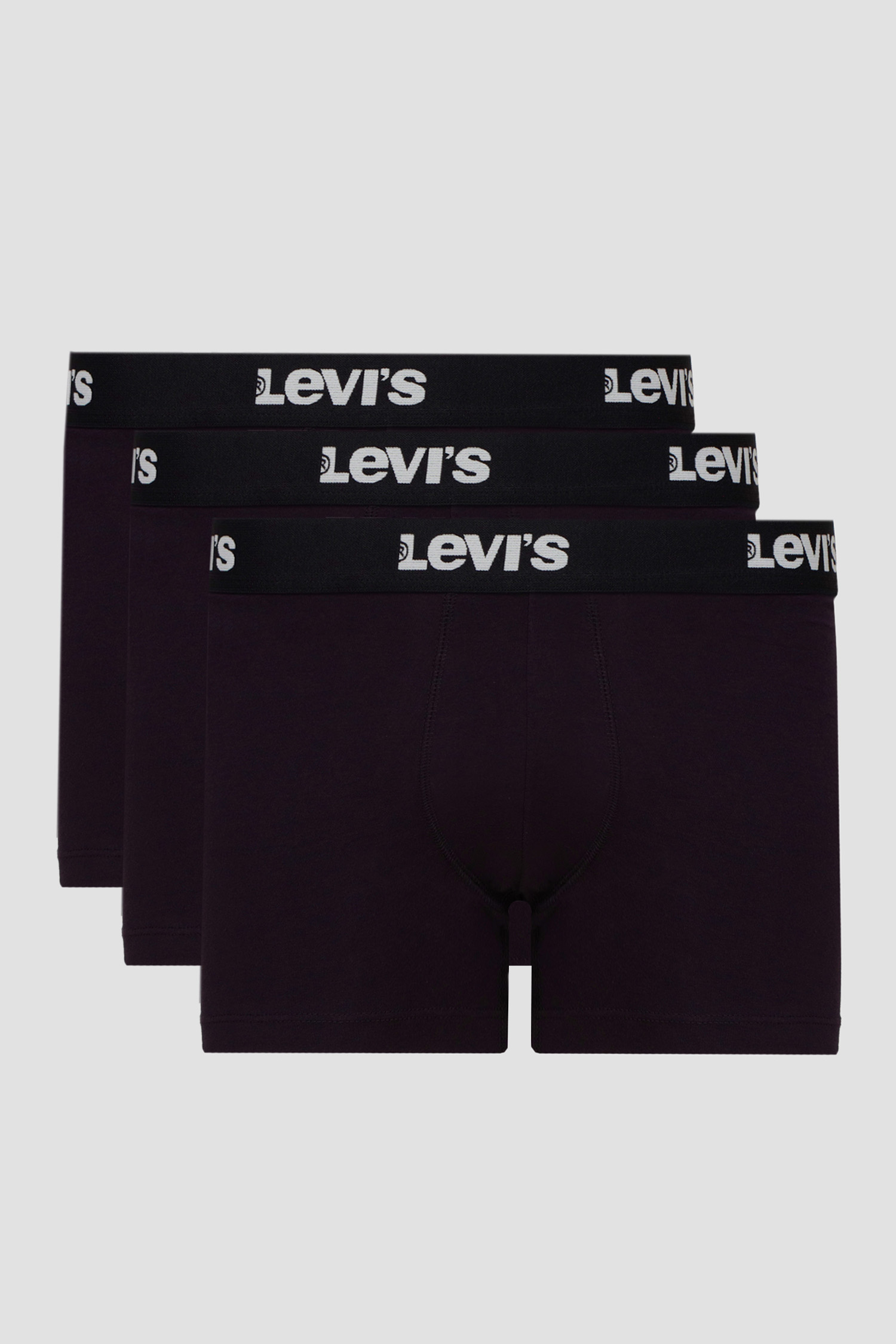 Черные боксеры для парней (3 шт) Levi’s® 100002732;001