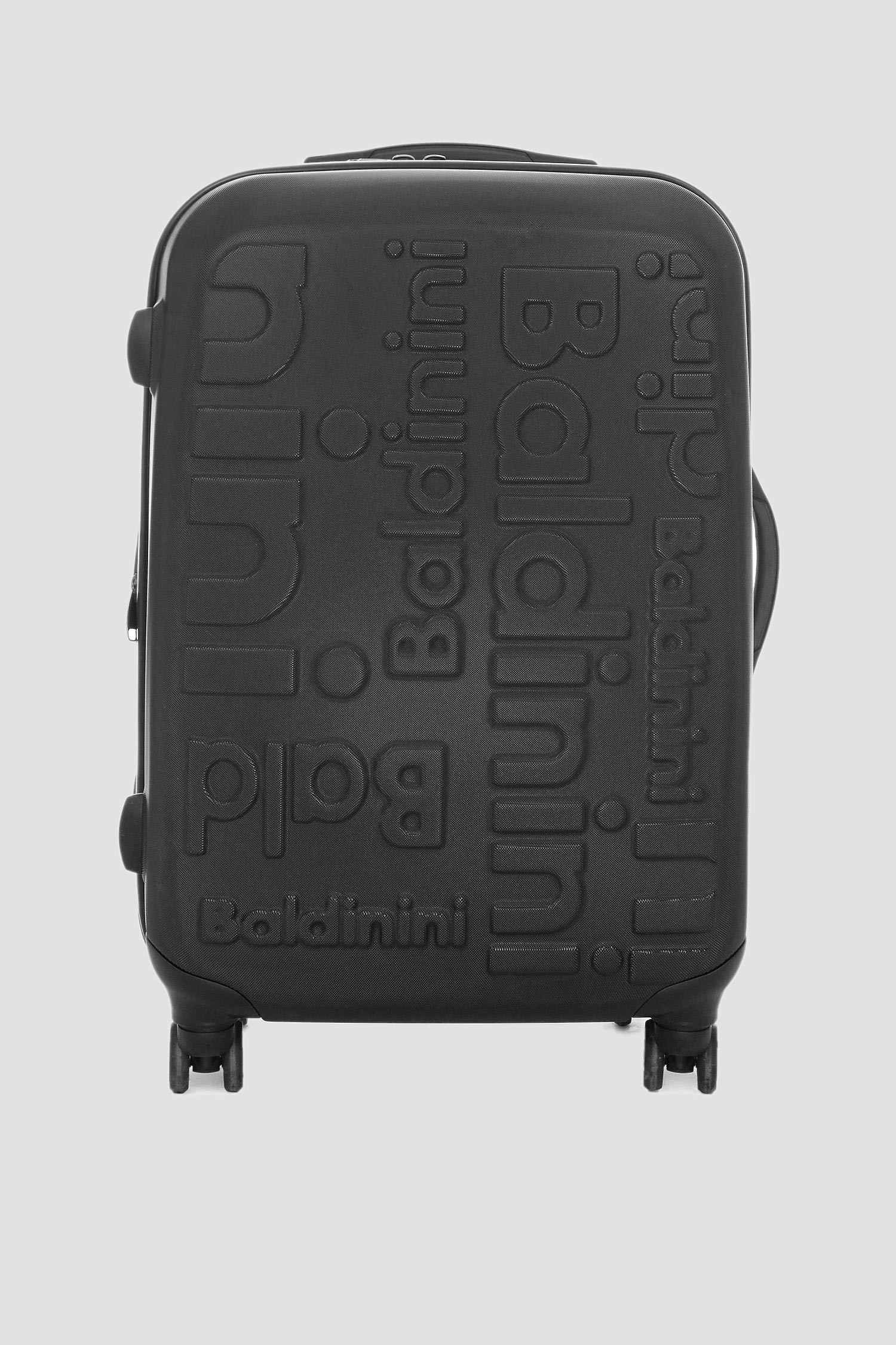 Черный пластиковый чемодан Baldinini SK315MED;00