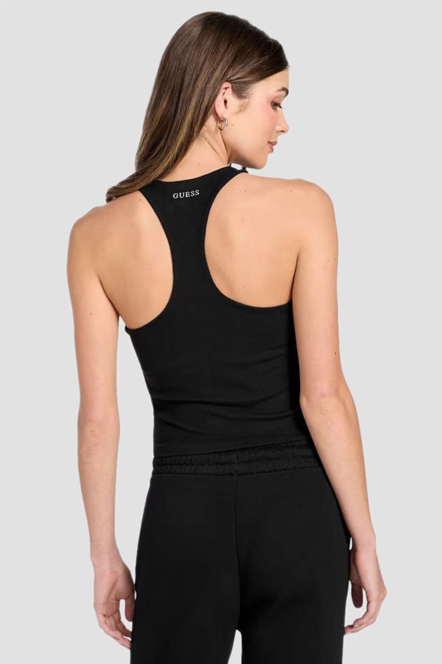 Жіночий чорний топ Guess V6RP09.KD932;JBLK