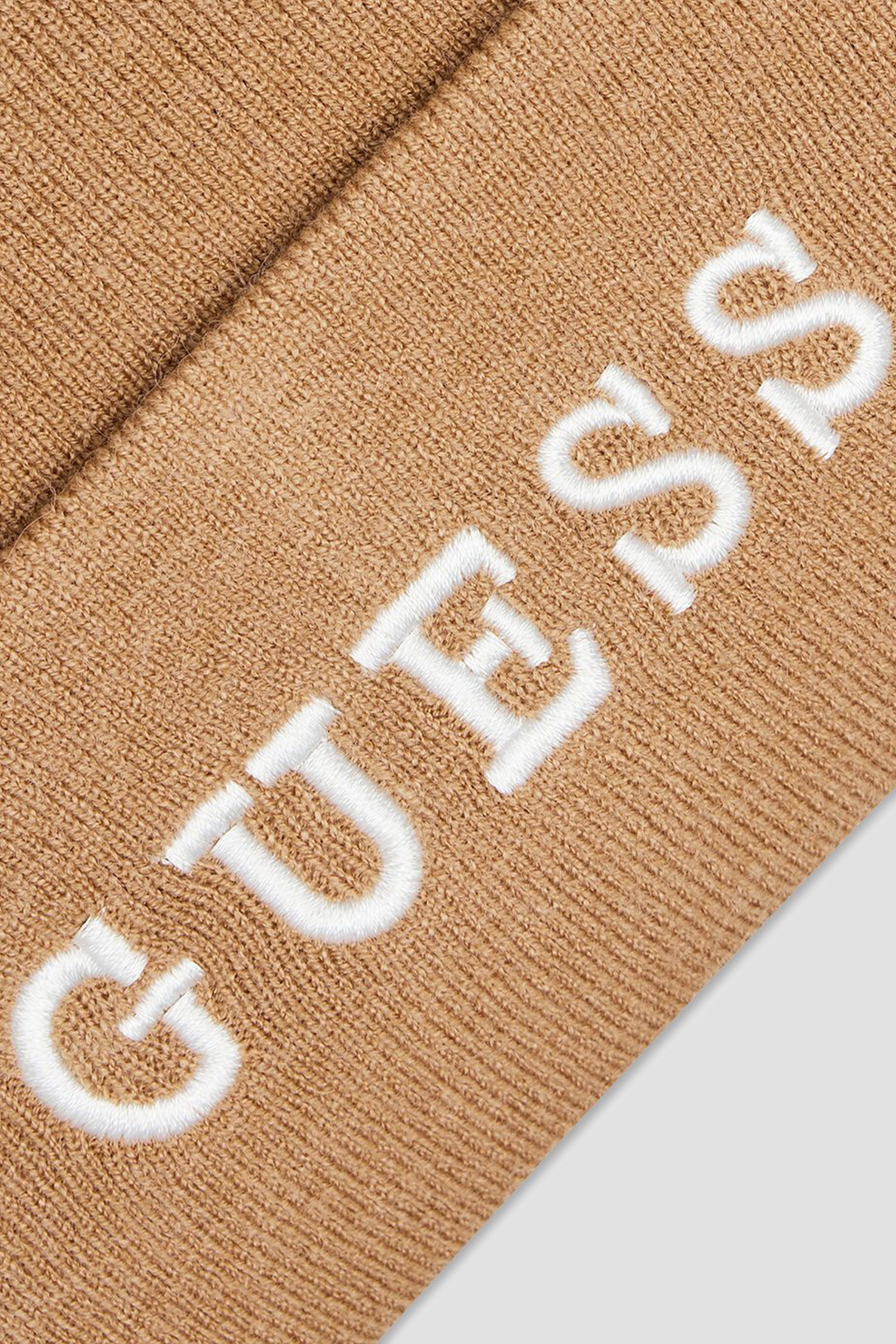 Женская бежевая шапка Guess AW9251.WOL01;CCR