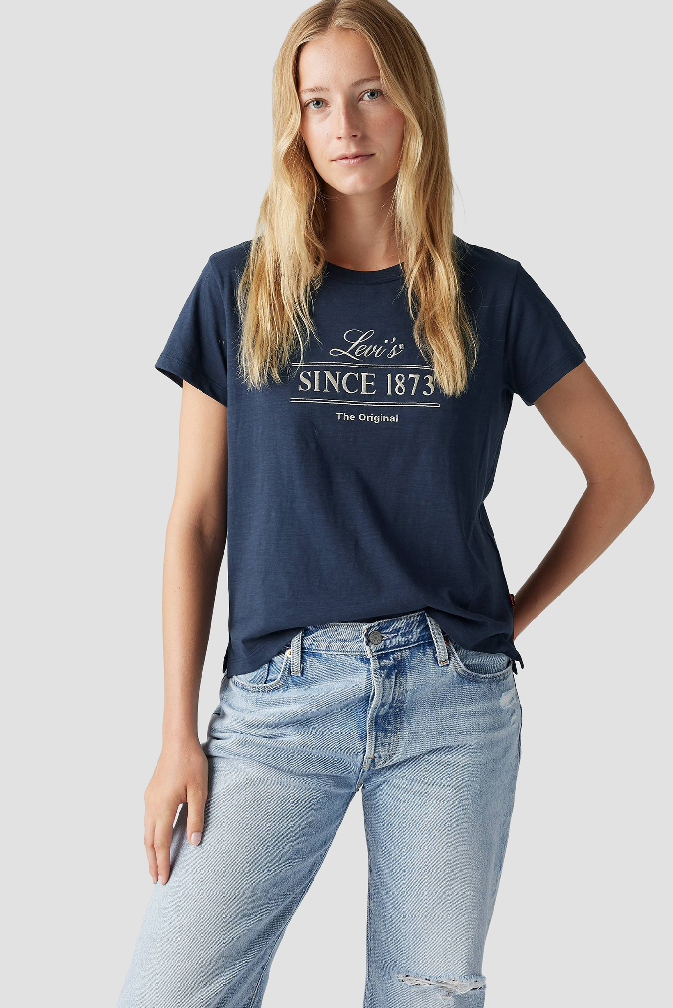 Женская темно-синяя футболка Levi’s® A8804;0038
