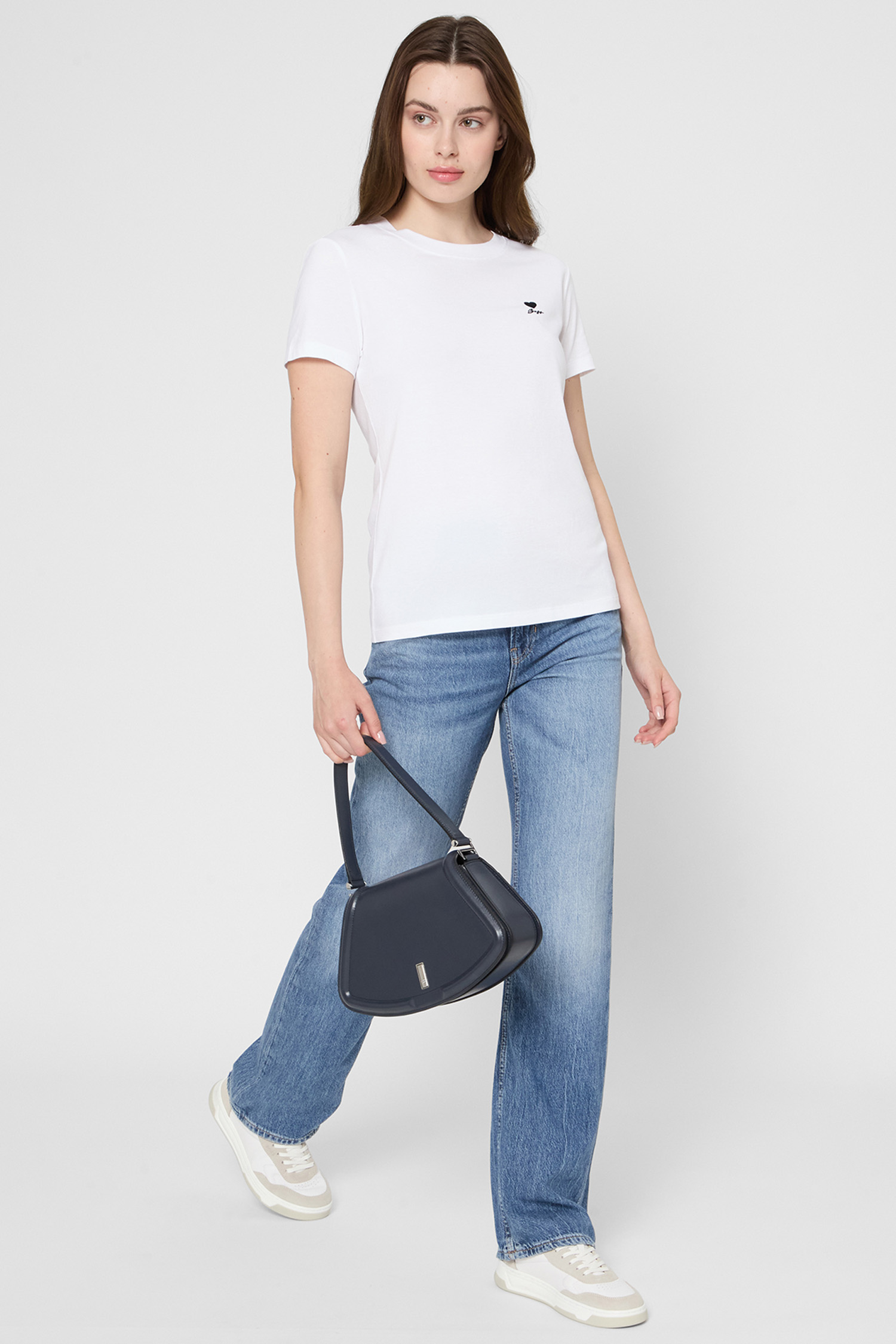 Жіноча біла футболка BOSS 50545288;103