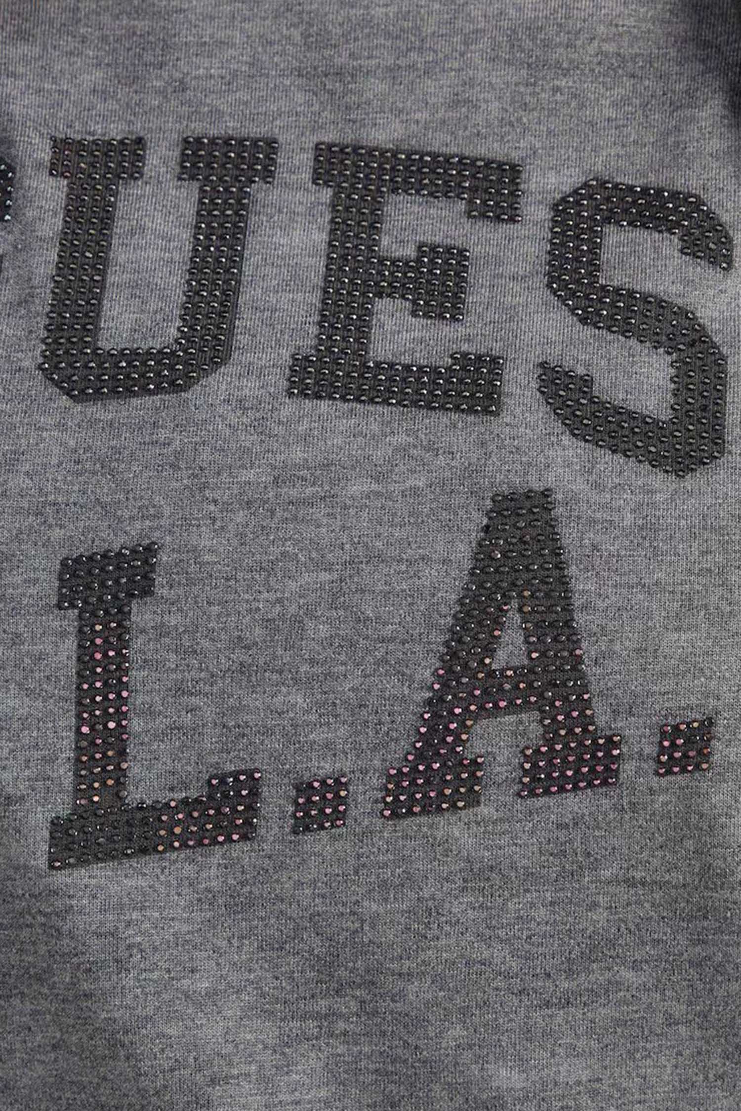 Жіноча сіра футболка Guess W6YI20.K4335;FJDB