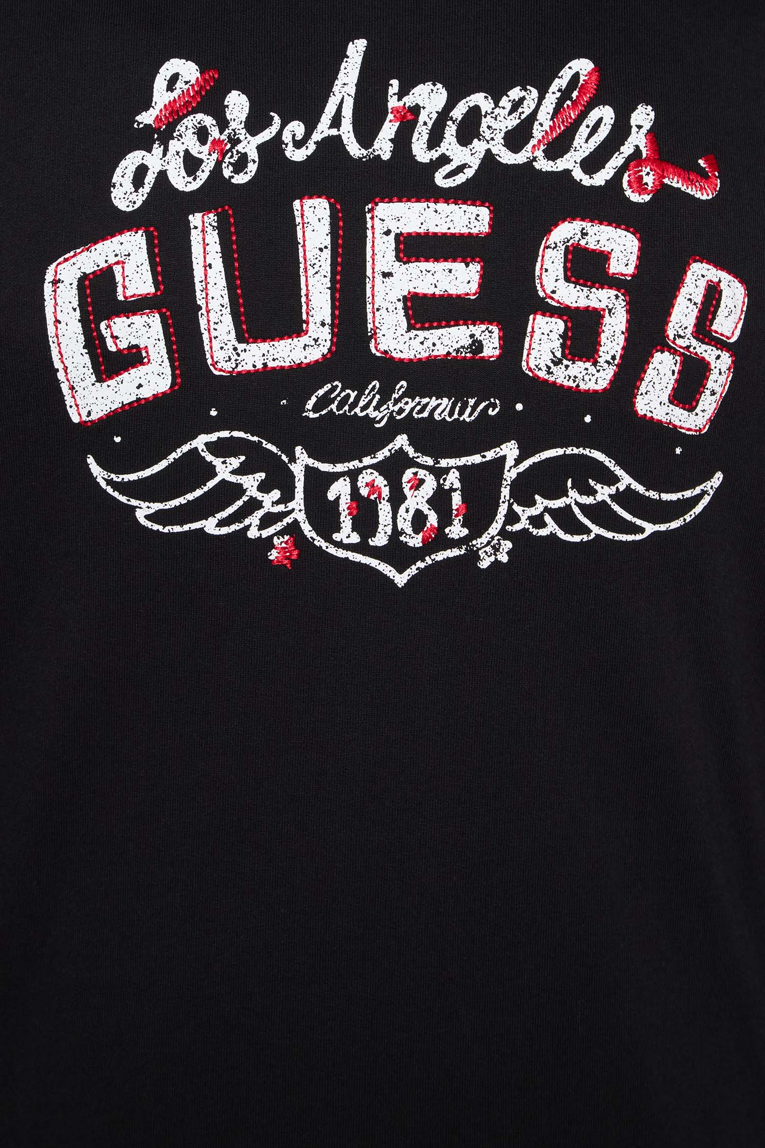 Детская черная кофта на молнии Guess Kids L5BQ06.KAX74;JBLK