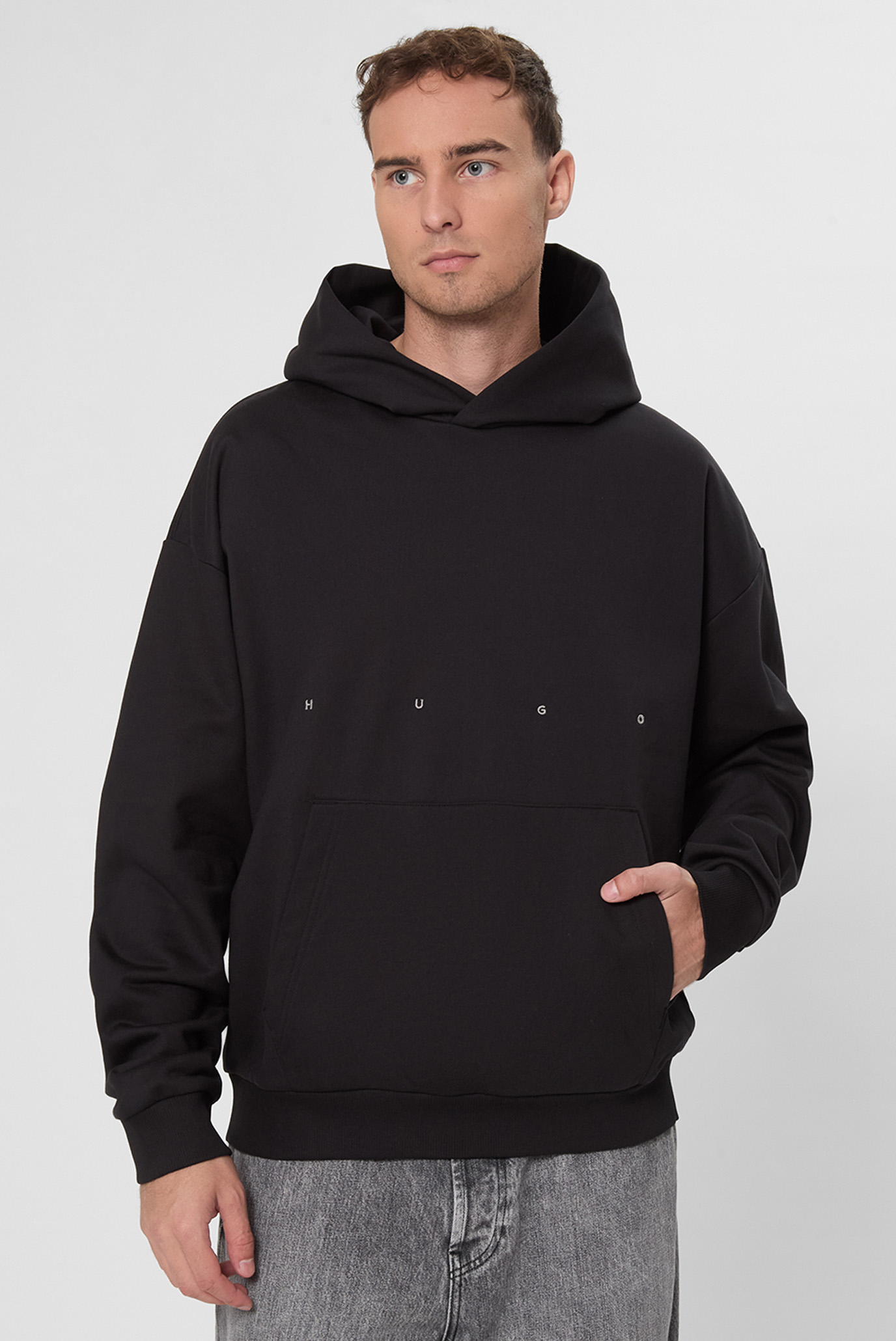 Мужское черное худи HUGO x Apoh HUGO 50545997;001