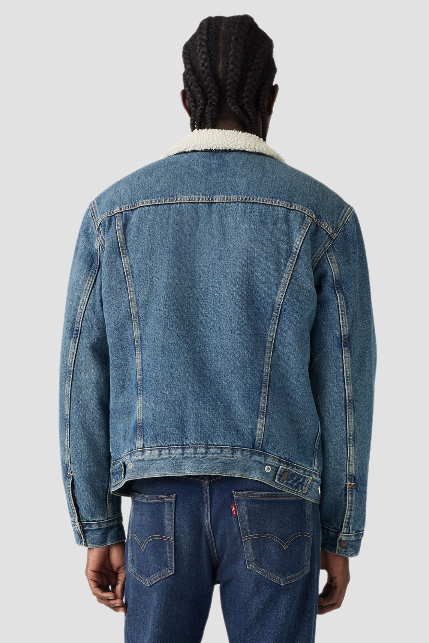 Мужская голубая джинсовая куртка Levi’s® 16365;0128