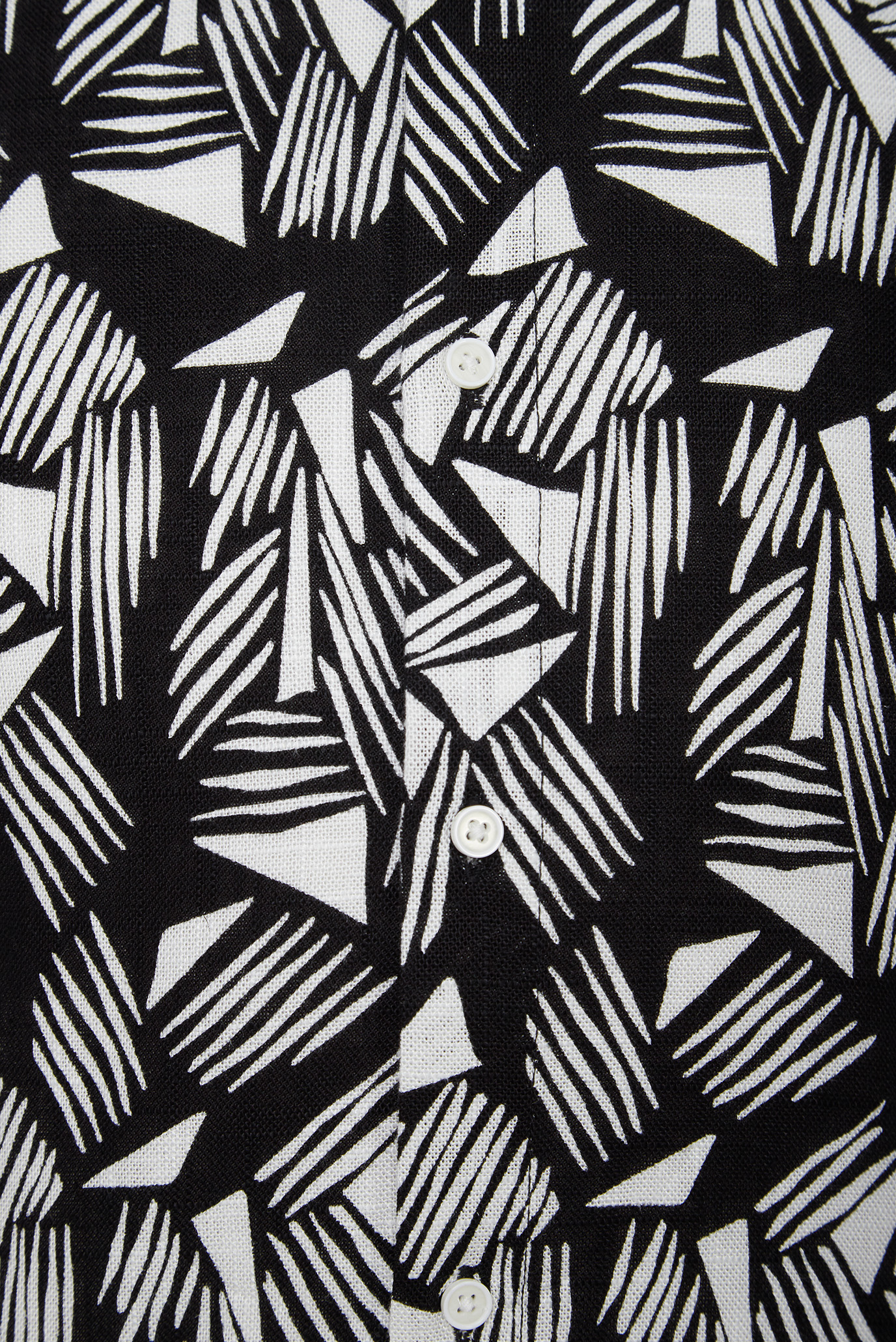 Мужская черная рубашка с узором Antony Morato MMSS00177.FA430602;9000