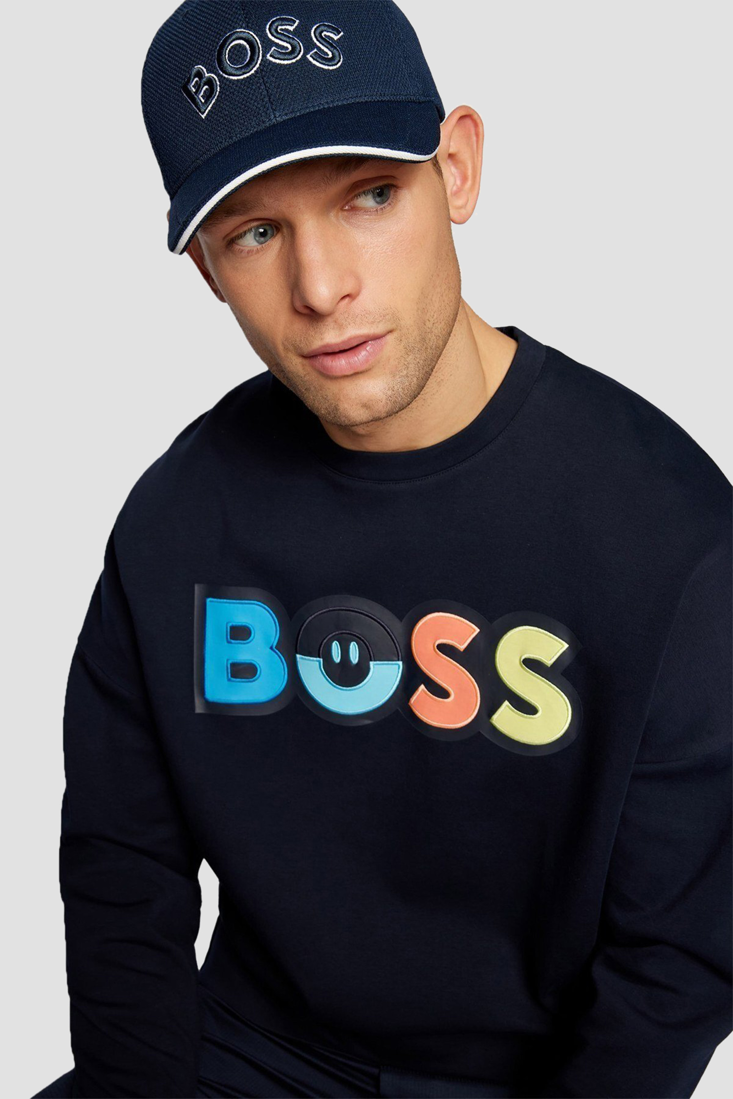 Чоловіча синя кепка BOSS 50468264;402