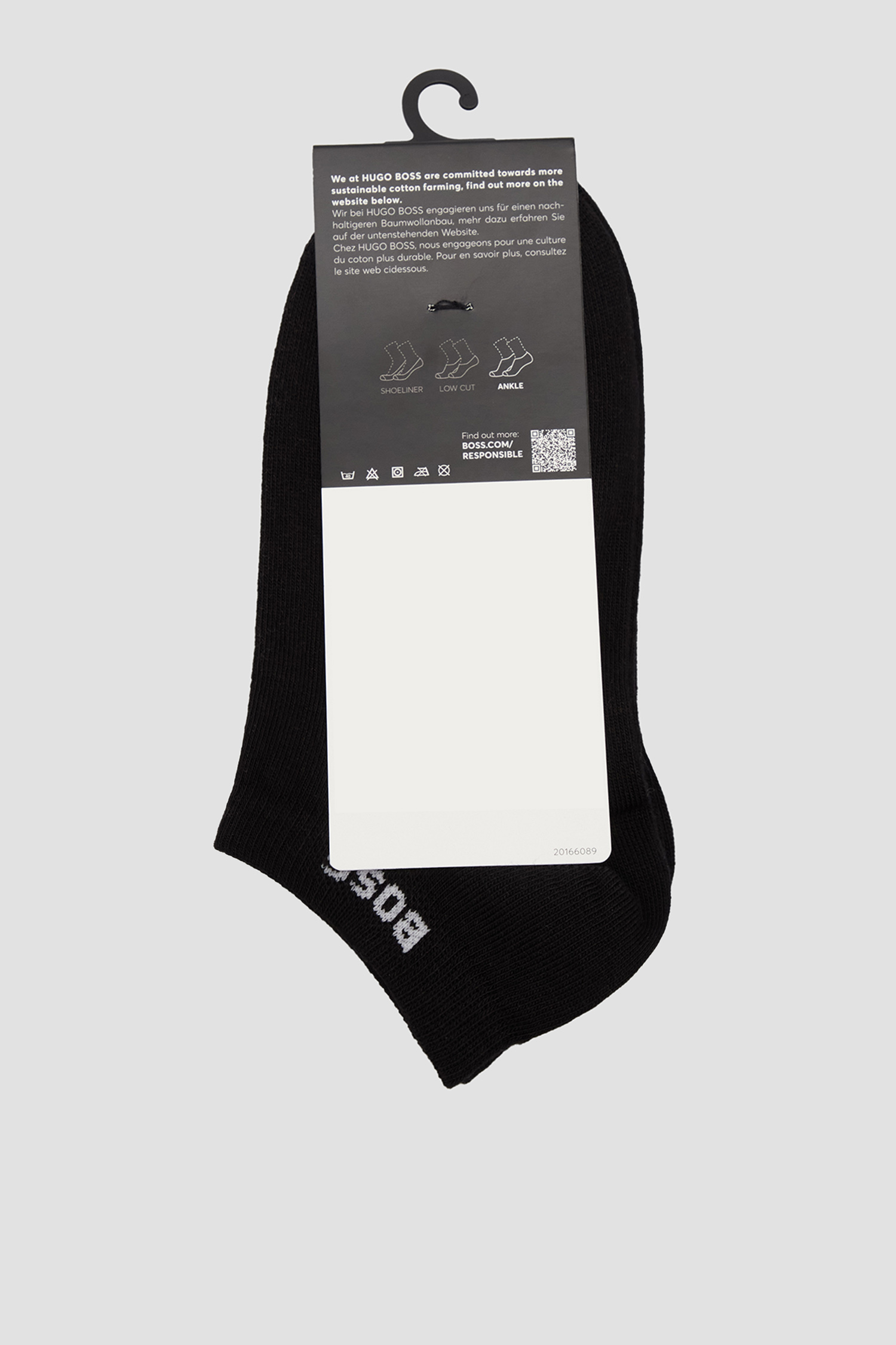 Женские черные носки (2 пары) BOSS 50510748;001