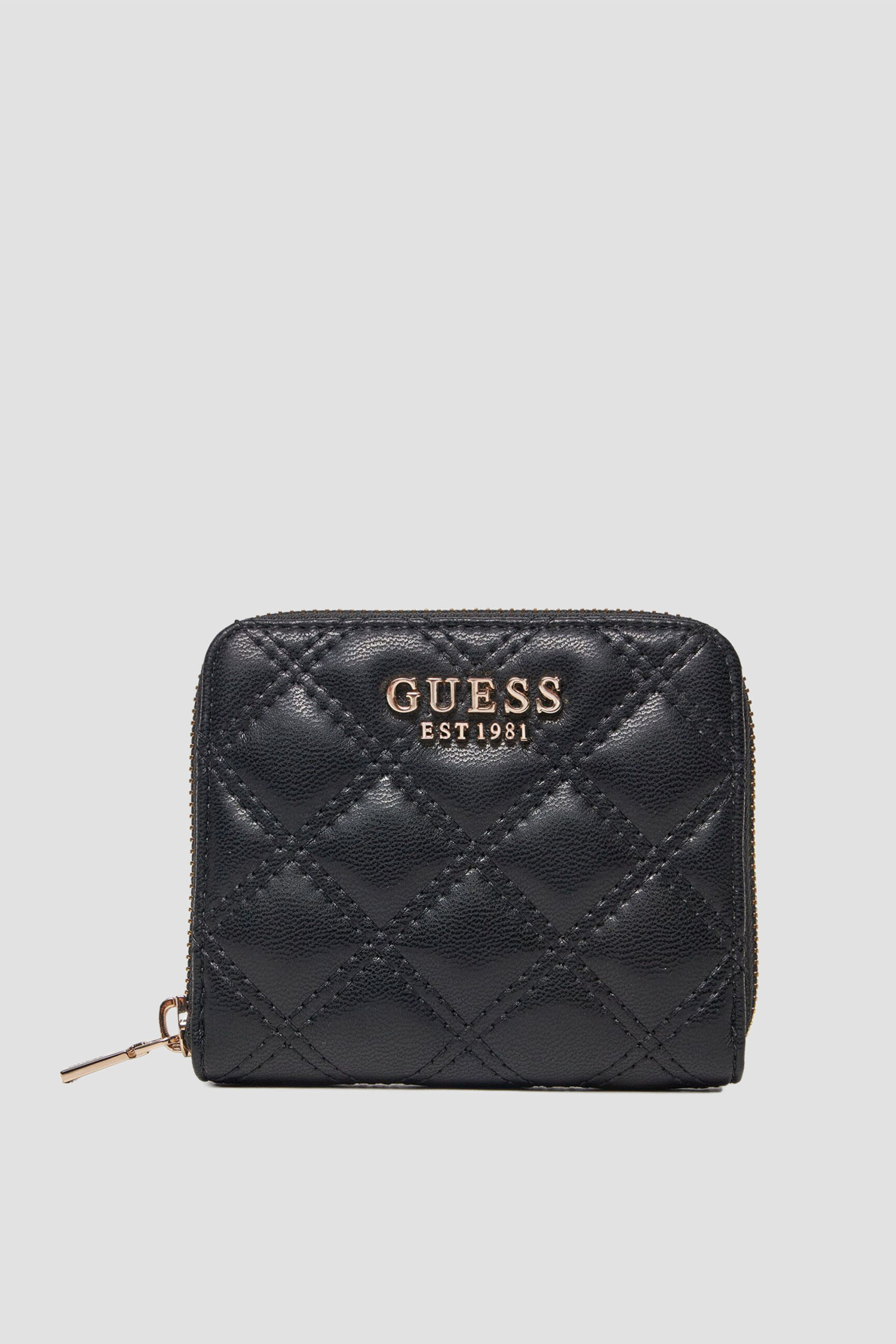 Жіночий чорний гаманець Guess SWQG87.48137;BLA