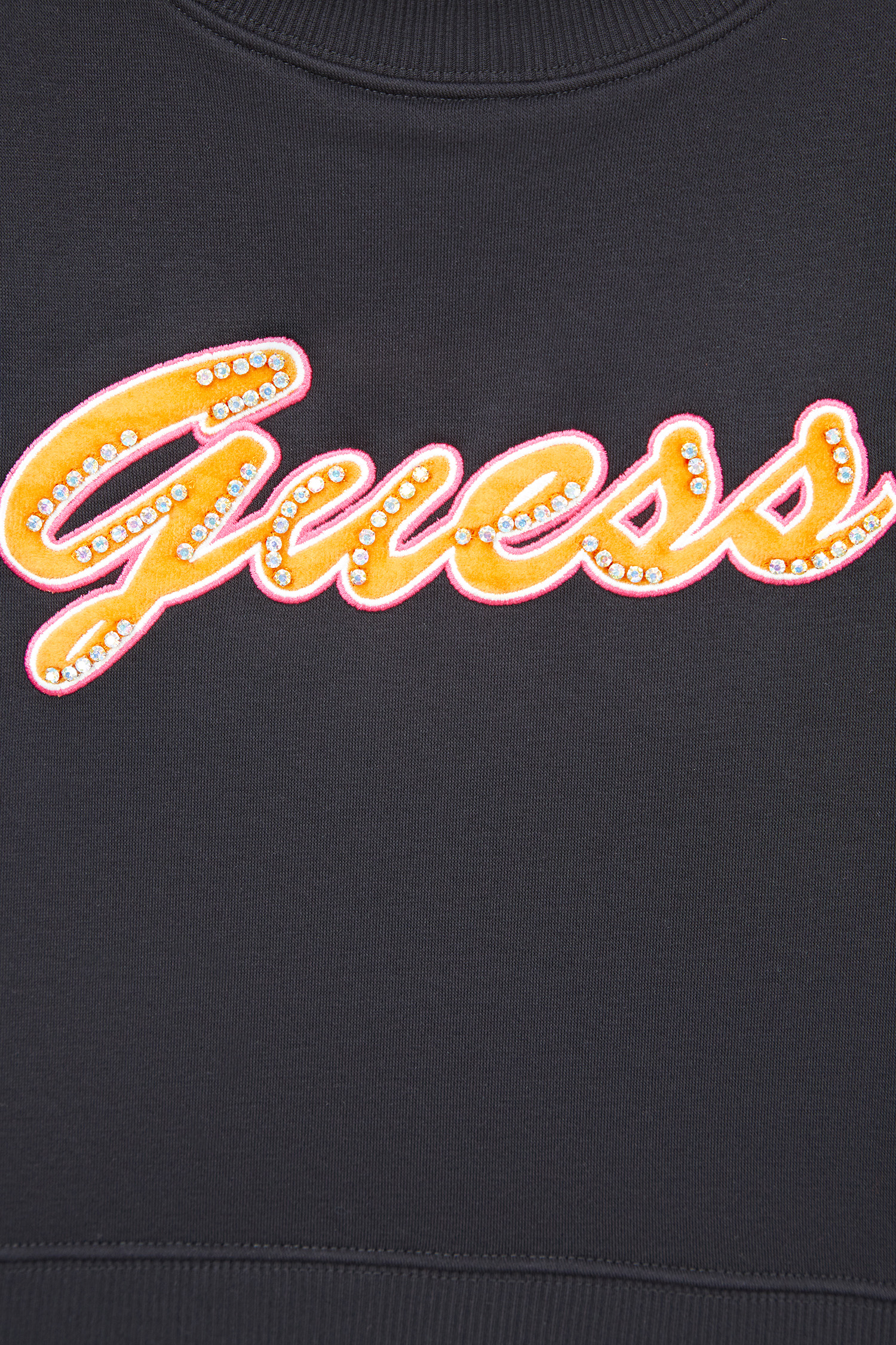 Жіночий чорний світшот Guess W3BQ13.KB681;JBLK