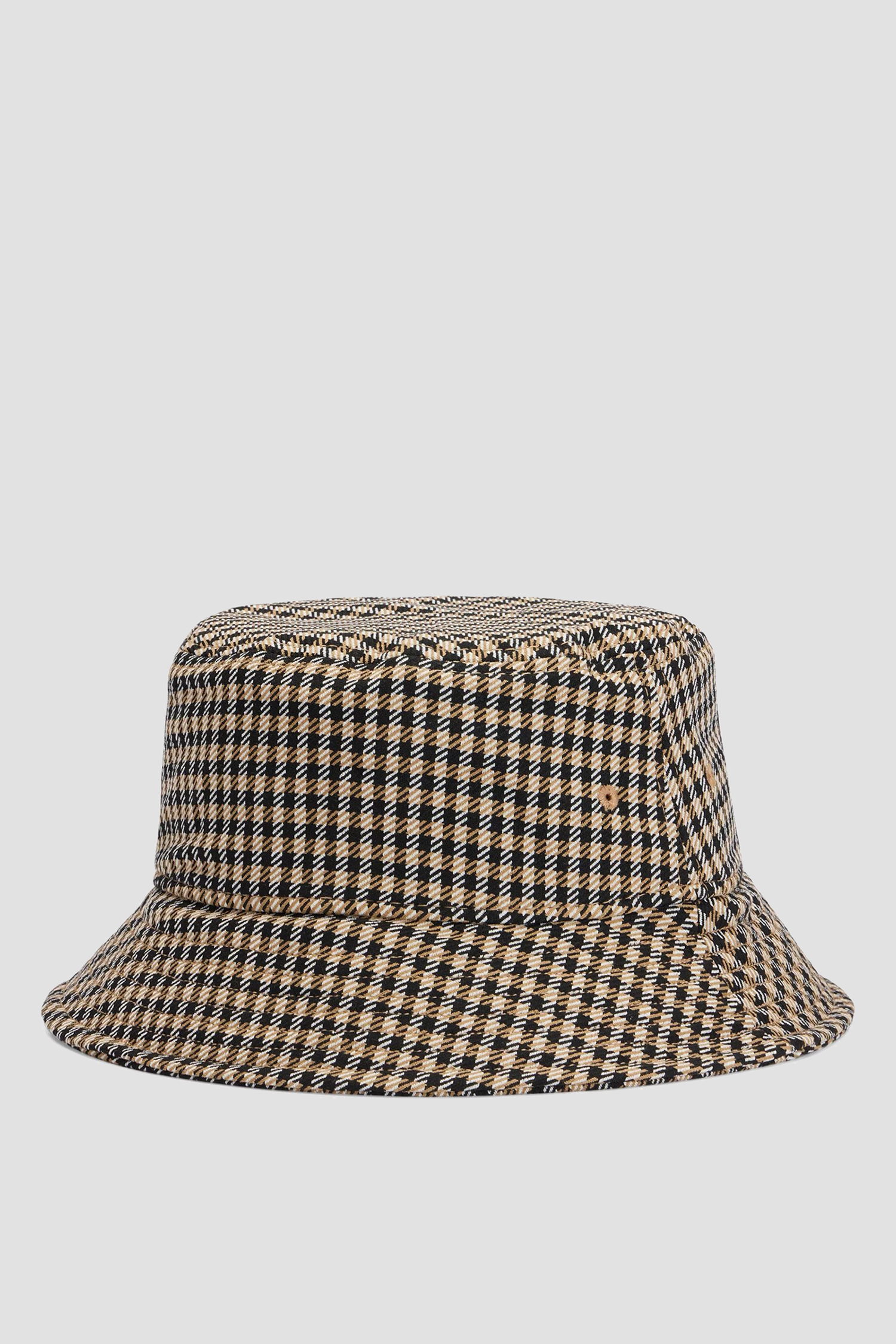 Мужская бежевая панама в клетку BOSS 50495362;260