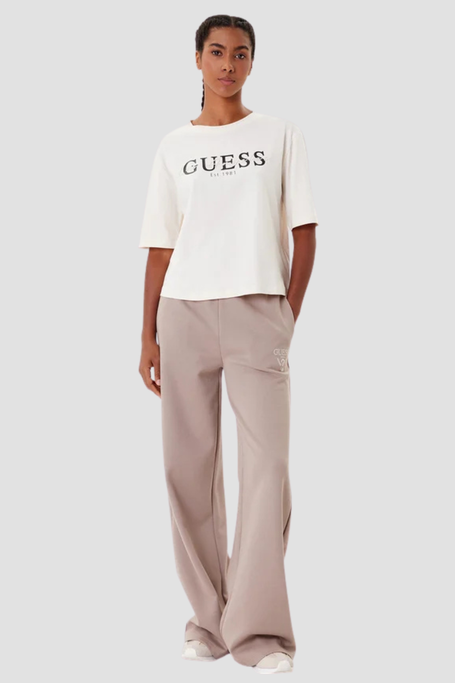 Жіноча біла футболка Guess V5YI02.I3Z14;G1O6